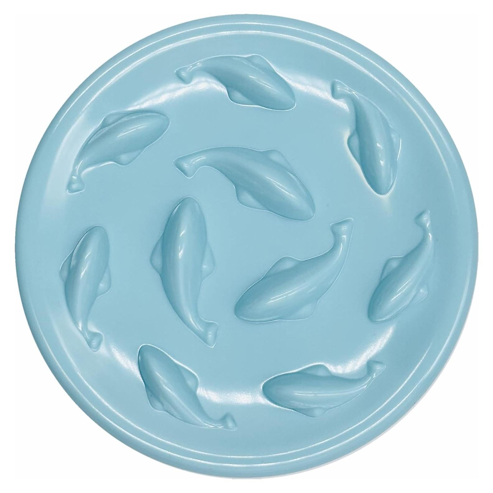 Cuenco de Alimentación Lenta Cilkus para Gatos y Perros Pequeños Azul