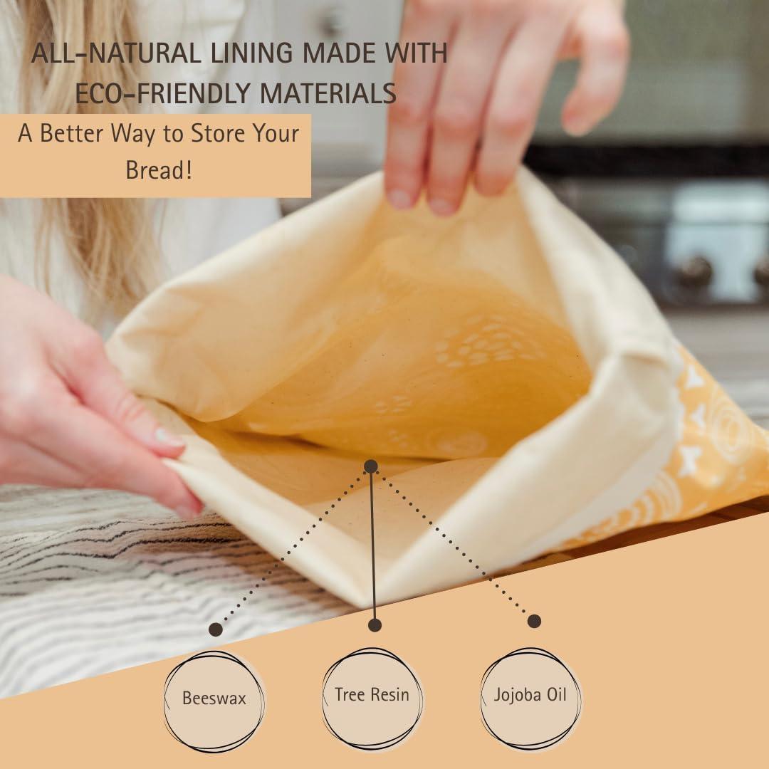 Bolsa de Pan de Cera de Abeja Reliable Rhodes 30x43 cm 2 Pack