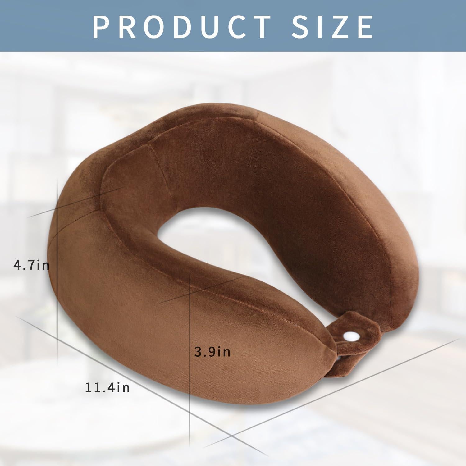 Almohada de Cuello Ajustable FEUFOAM Espuma de Memoria 29x25cm