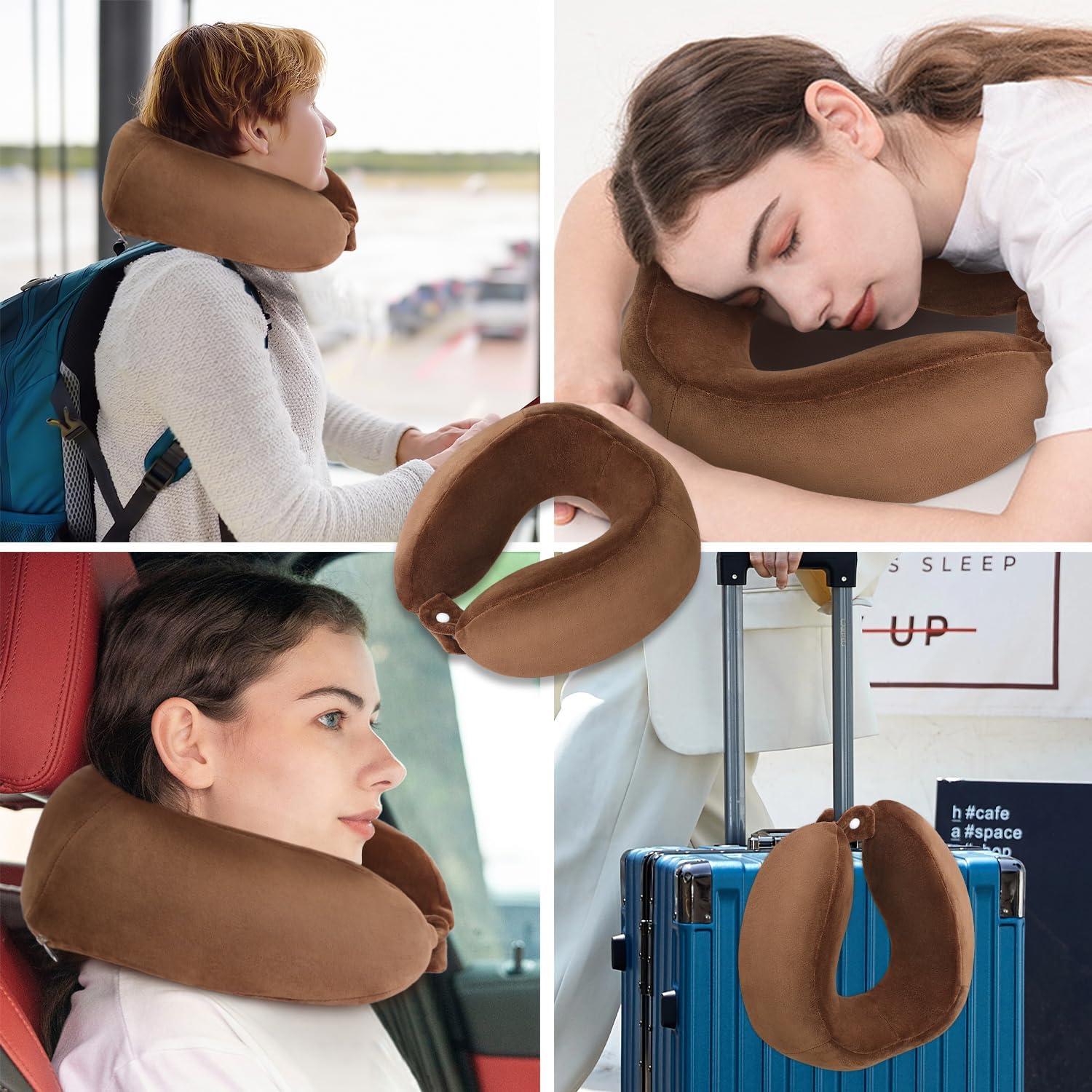 Almohada de Cuello Ajustable FEUFOAM Espuma de Memoria 29x25cm