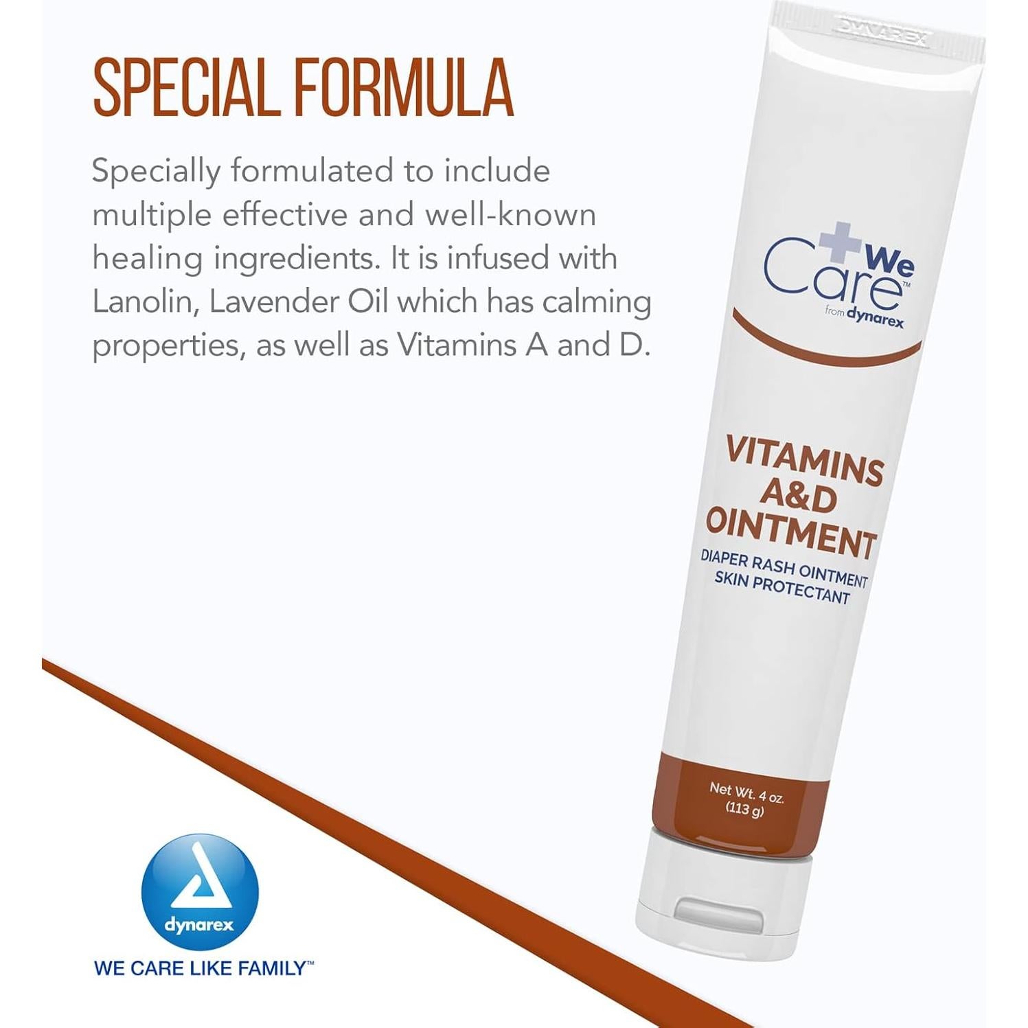 Ungüento Dynarex Vitaminas A y D 113.4 g Alivio Piel Irritada