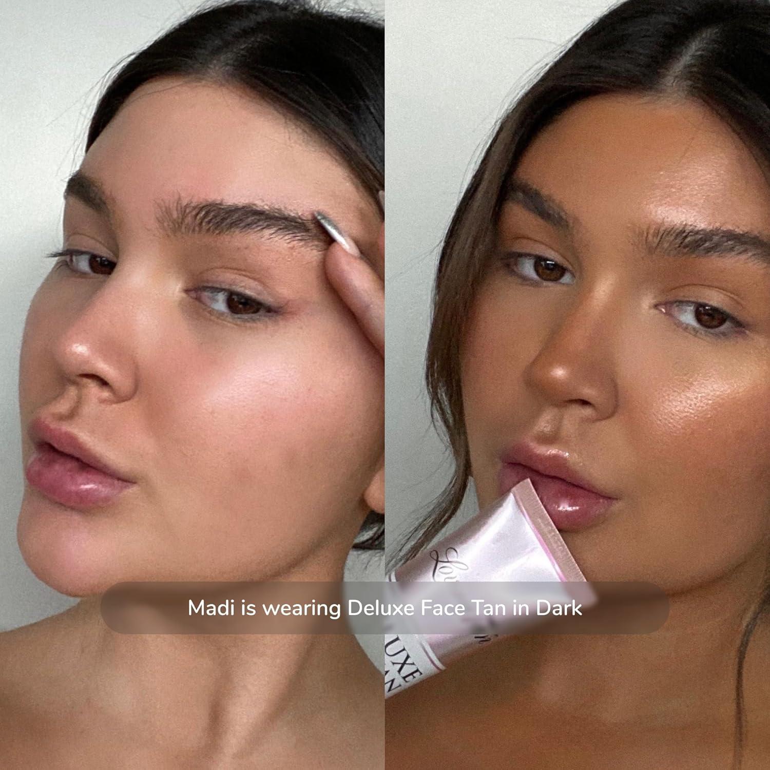 Bronceador Facial Loving Tan Deluxe Oscuro 47.3 ml - Sin Rayas