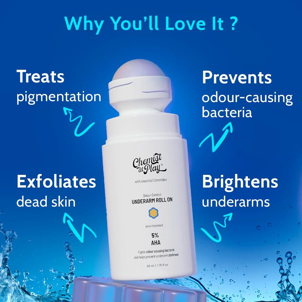 Roll-On Axilas Onesto 40g | AHA 5% | Exfoliante y Blanqueador