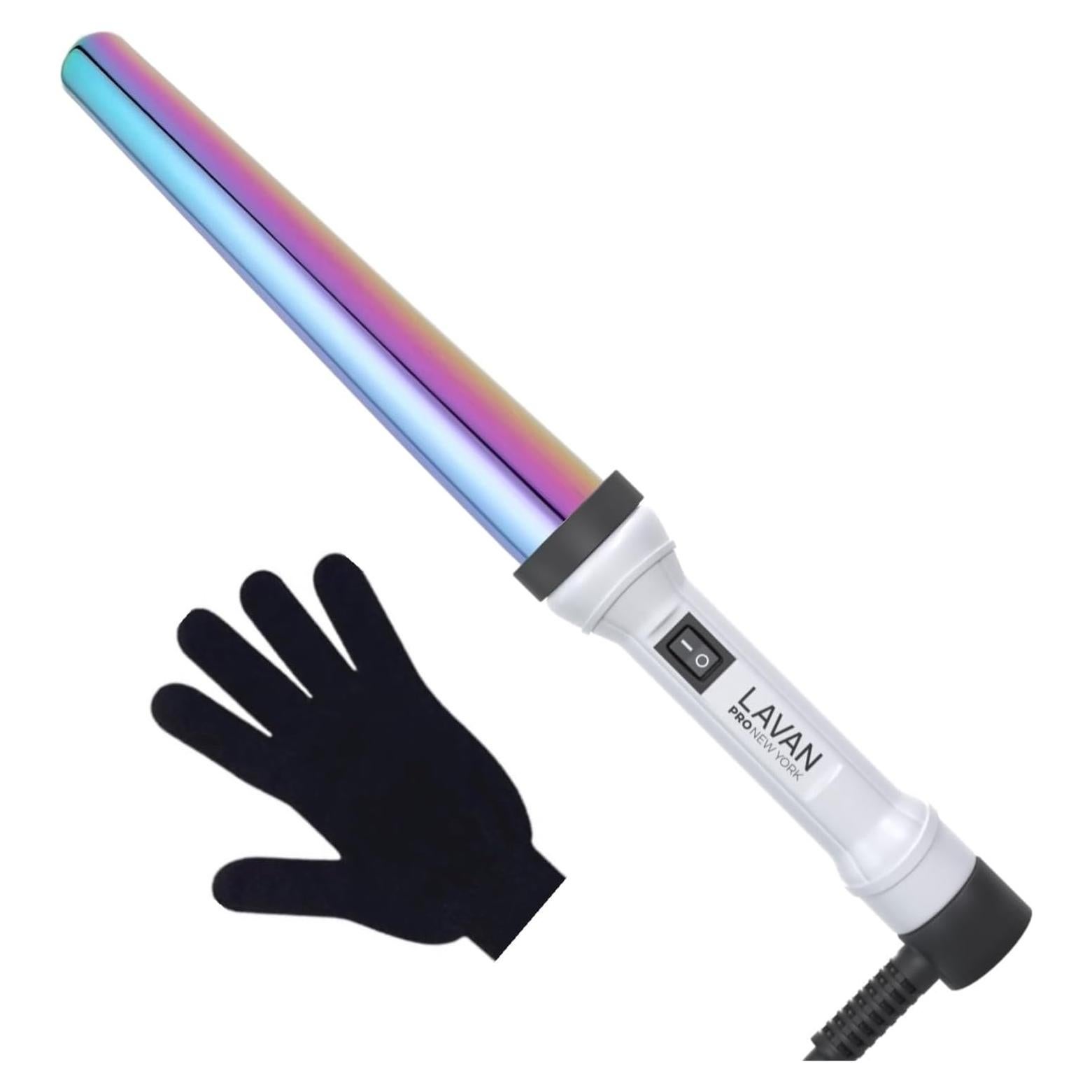 Varita de Rizar Cerámica Titanio 1.9-3.2 cm con Guante