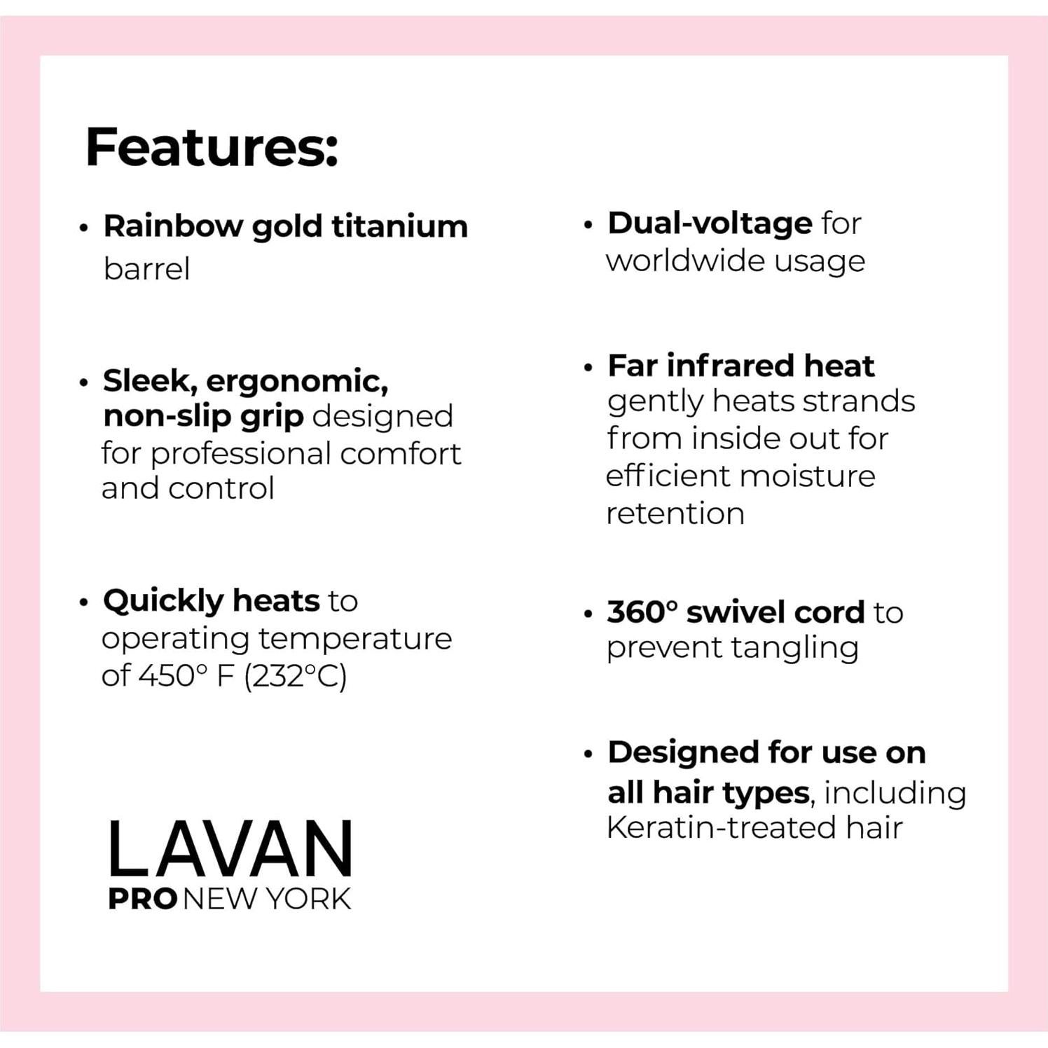 Varita de Rizar Cerámica Titanio 1.9-3.2 cm con Guante