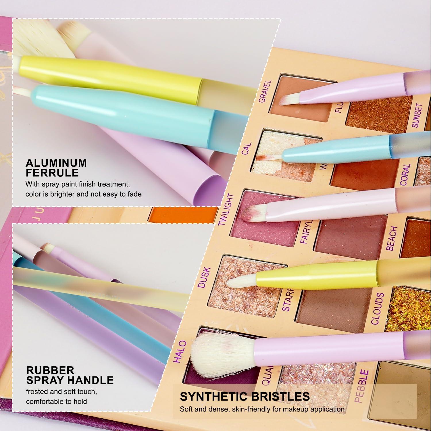 Juego de 5 Pinceles de Maquillaje para Ojos Vivid Beauty