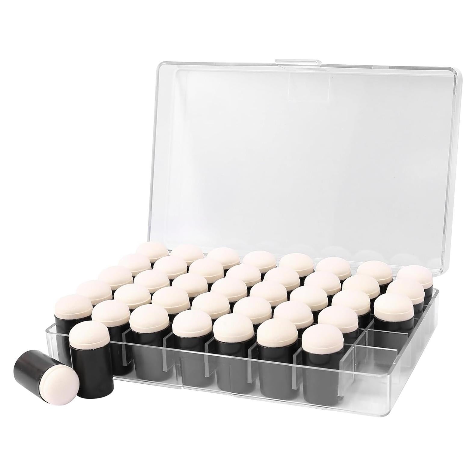 40 Aplicadores de Esponja con Estuche HAUSTGO - Pintura y Tinta