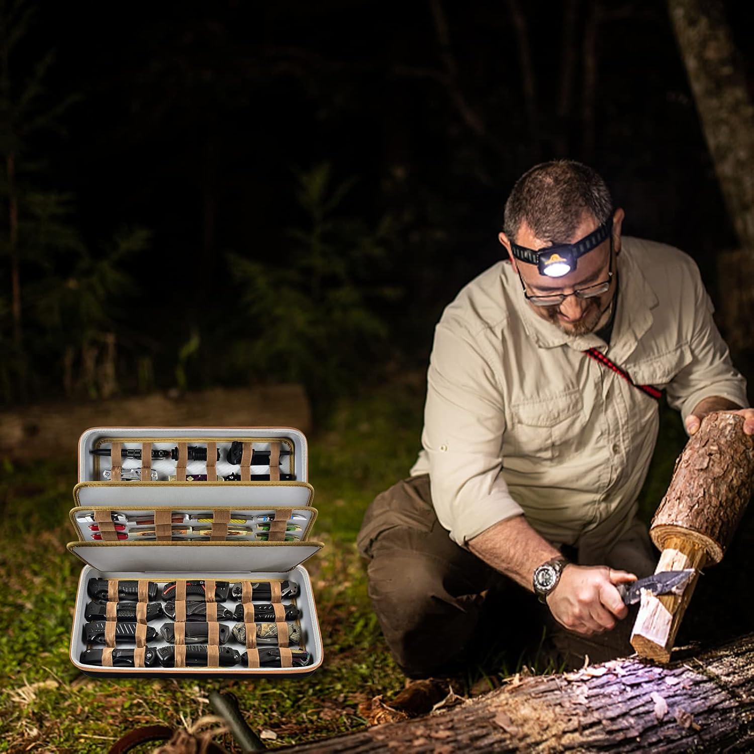 Estuche organizador de cuchillos Boobowl 64+ capacidad negro