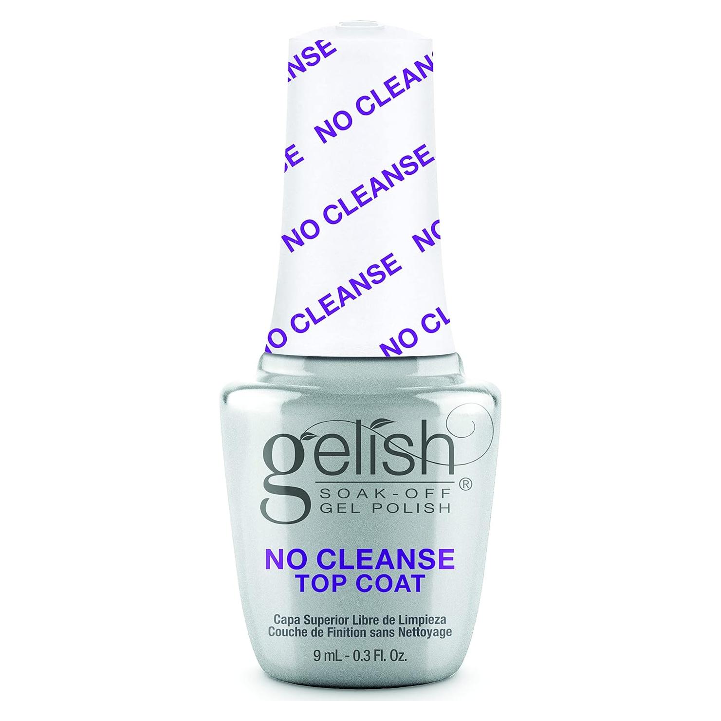 Gelish Mini No-Cleanse Top Coat 68g - Brillo Duradero y Fácil Aplicación