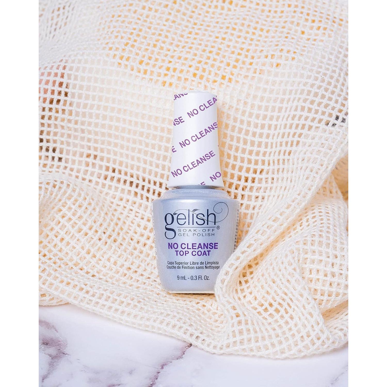 Gelish Mini No-Cleanse Top Coat 68g - Brillo Duradero y Fácil Aplicación