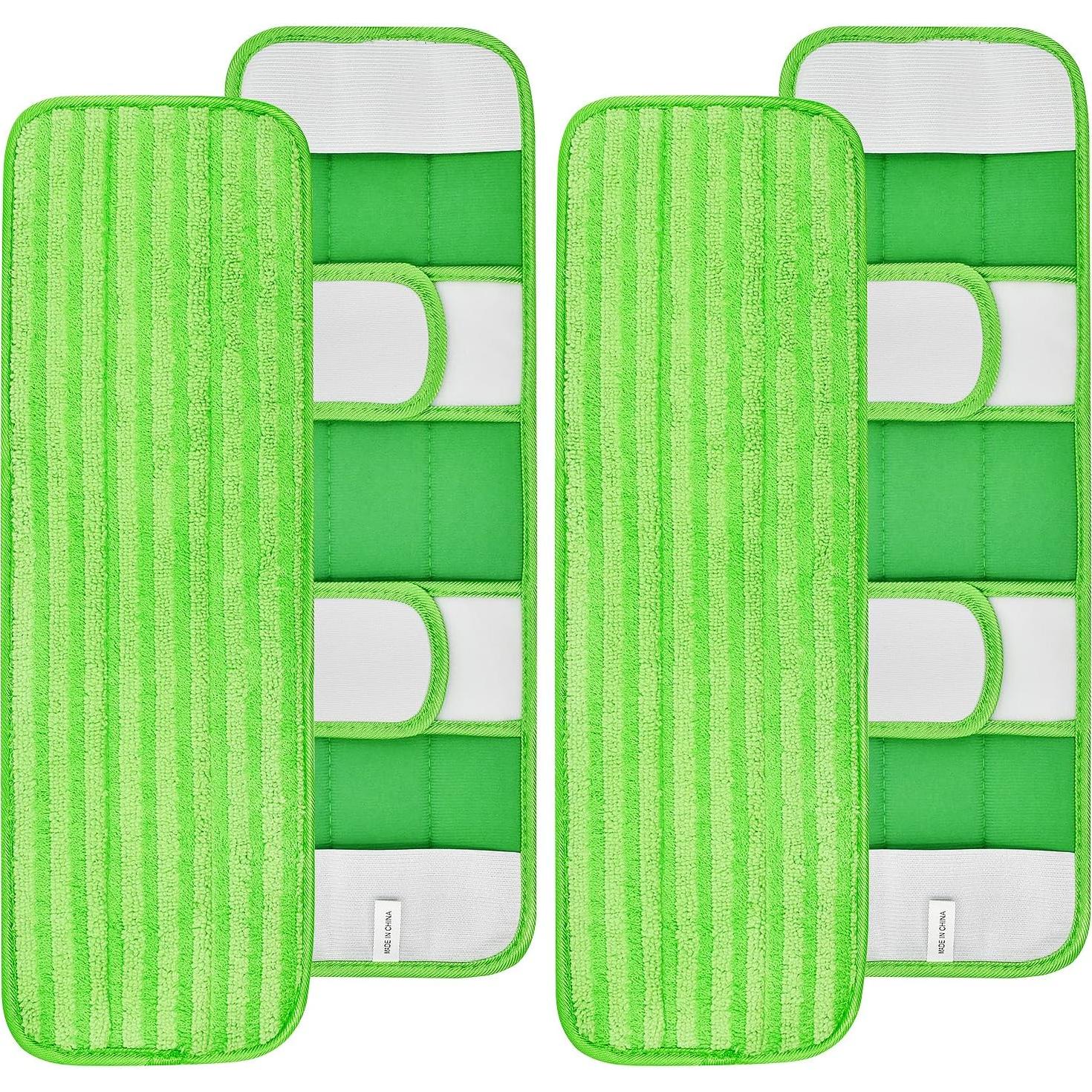 Paquete de 4 almohadillas de microfibra Swiffer XL reutilizables