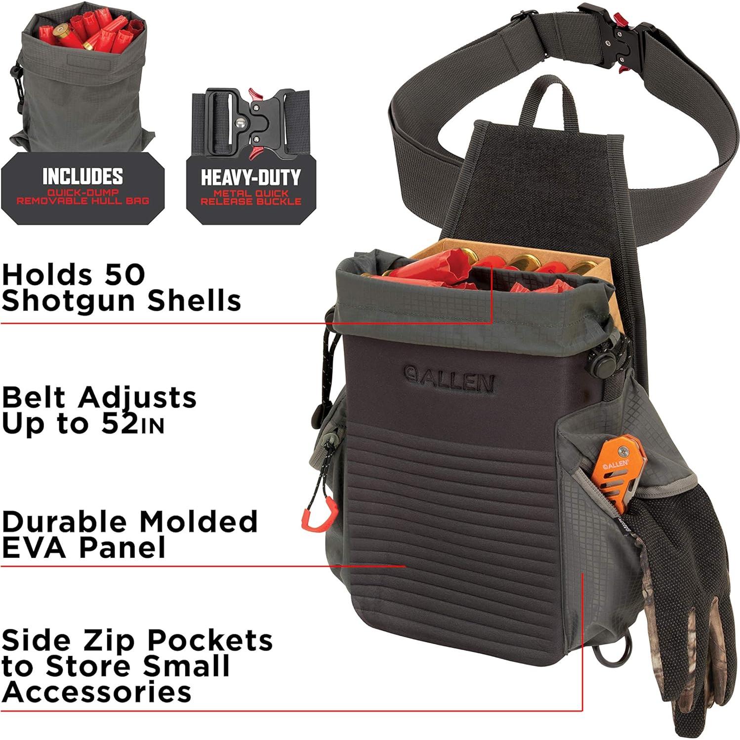 Bolsa de Cartuchos Allen Competidor para Tiro de Arcilla 50 Casquillos