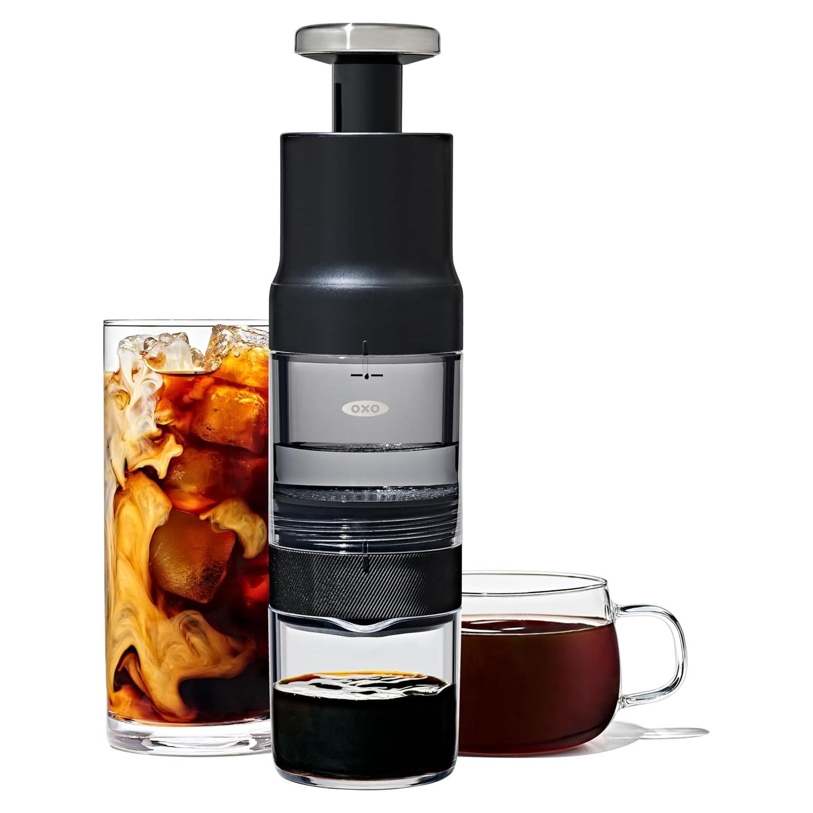 Cafetera Portátil OXO Rapid Brewer - Manual para Café Frío y Caliente