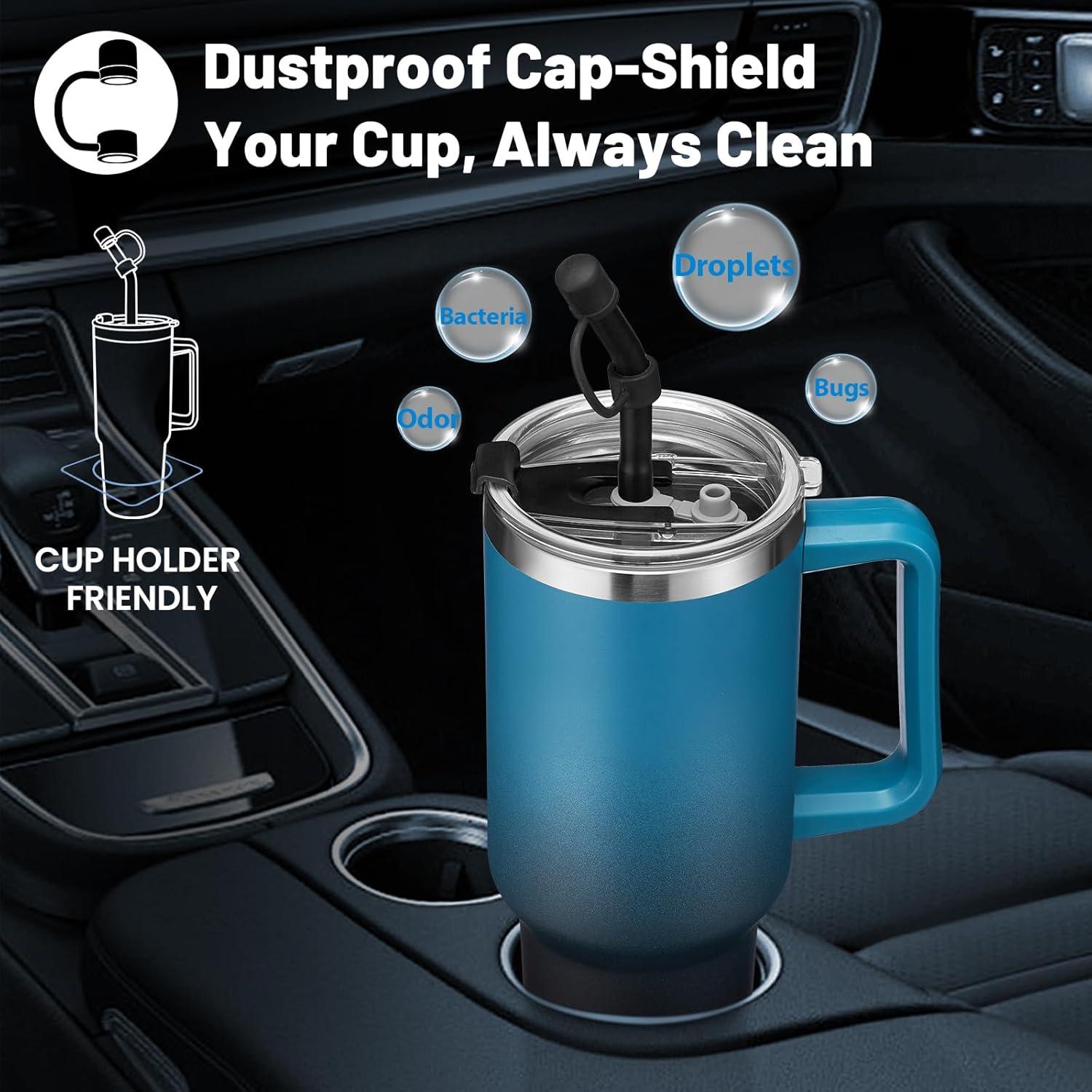 Taza de 1.2L ICIOI con Asa y Tapa a Prueba de Fugas