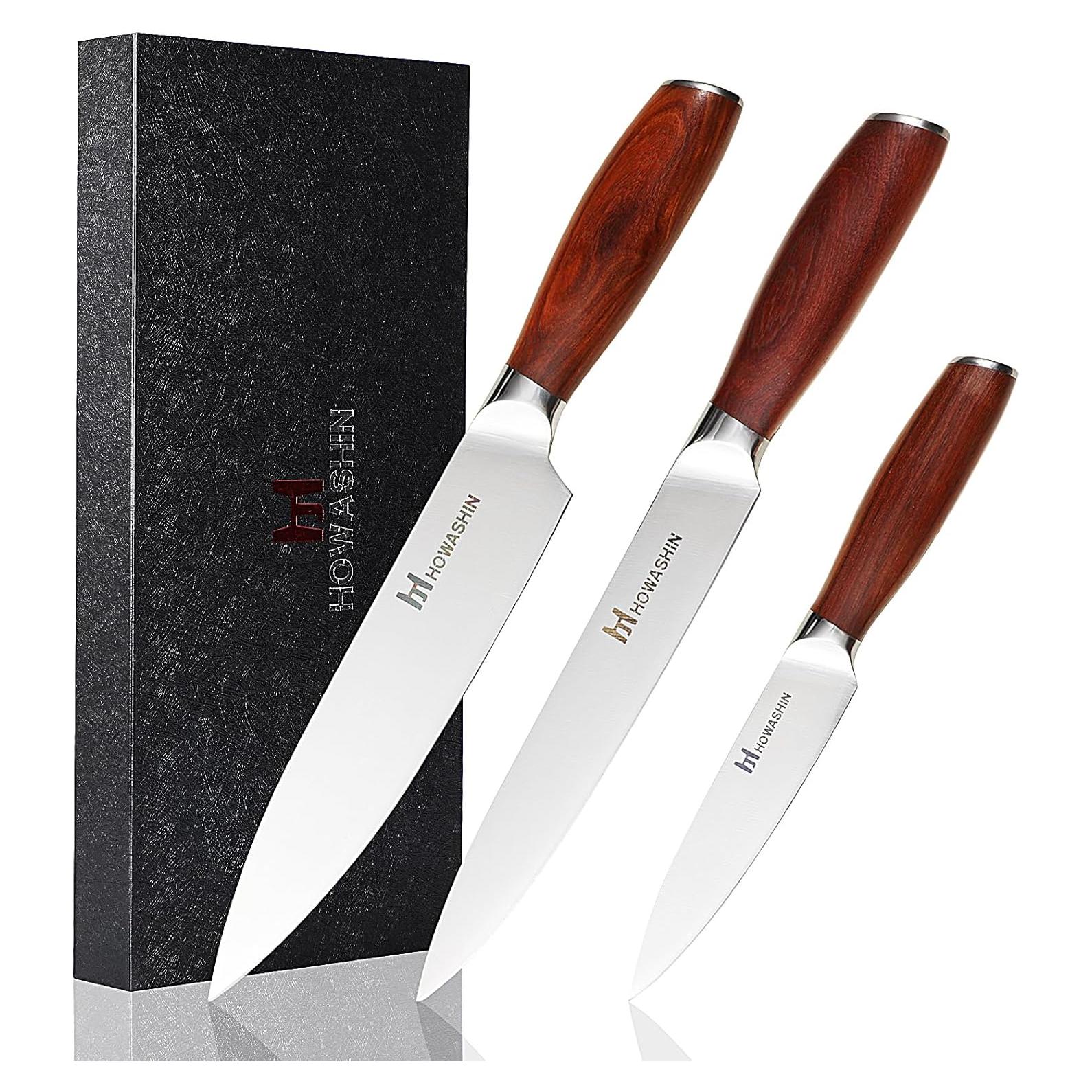 Juego de cuchillos de cocina Howashin 3 piezas acero inoxidable