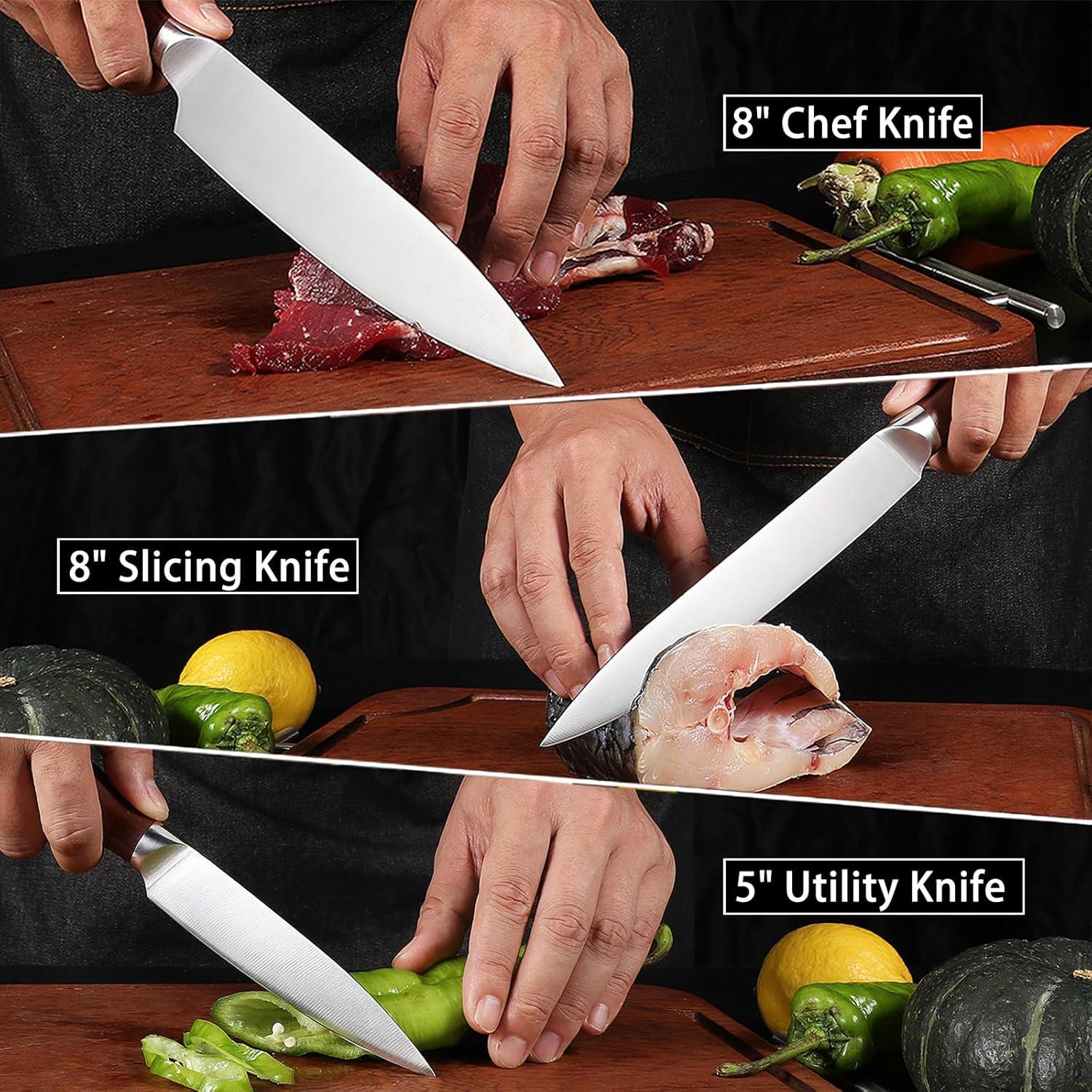 Juego de cuchillos de cocina Howashin 3 piezas acero inoxidable