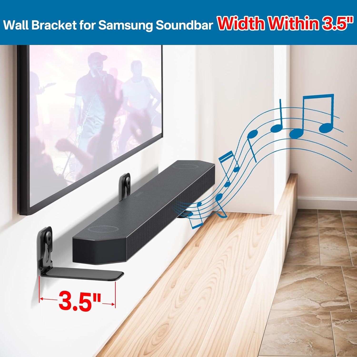 Soporte de pared para barra de sonido Samsung - Modelo 6462717706295