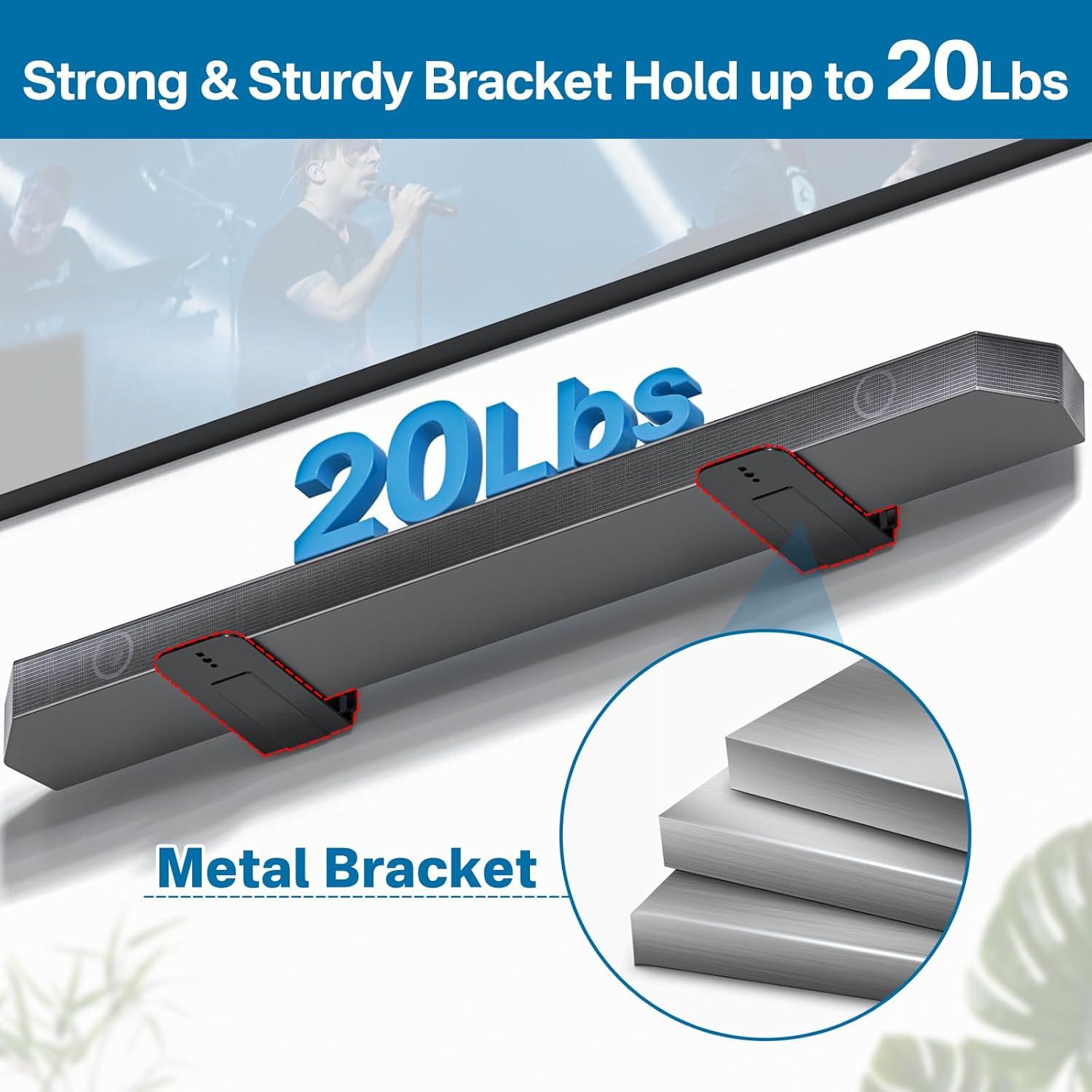 Soporte de pared para barra de sonido Samsung - Modelo 6462717706295