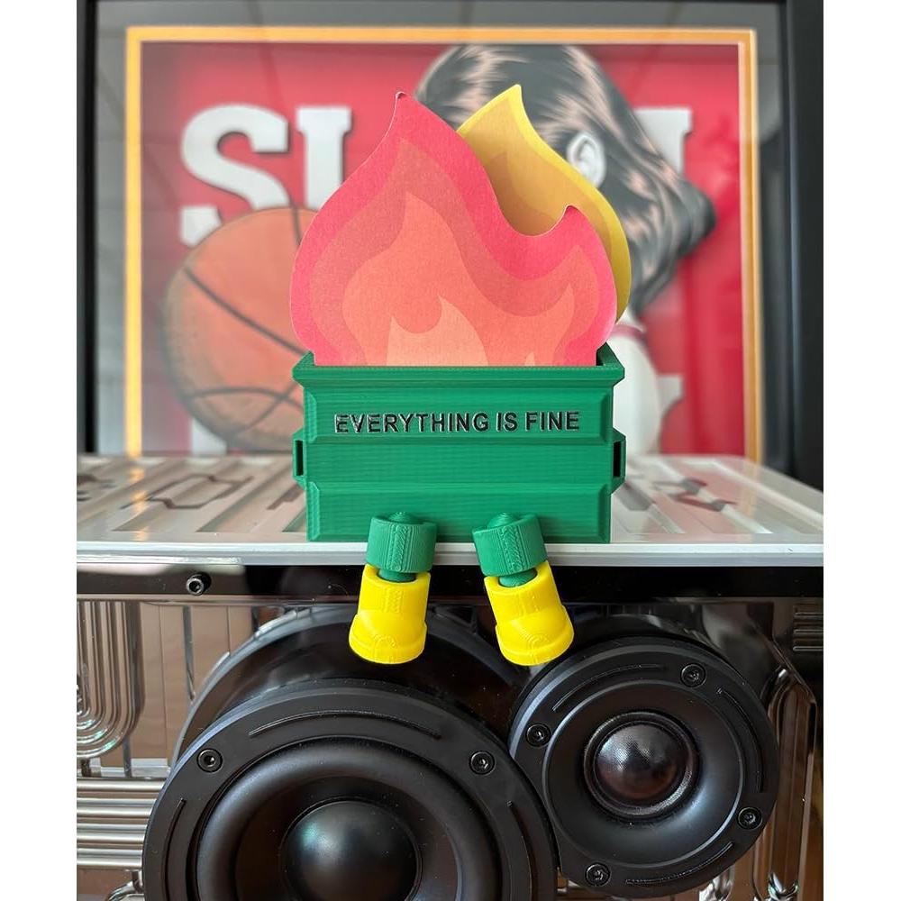 Notas Adhesivas de Fuego Infmetry 300 Hojas con Patas