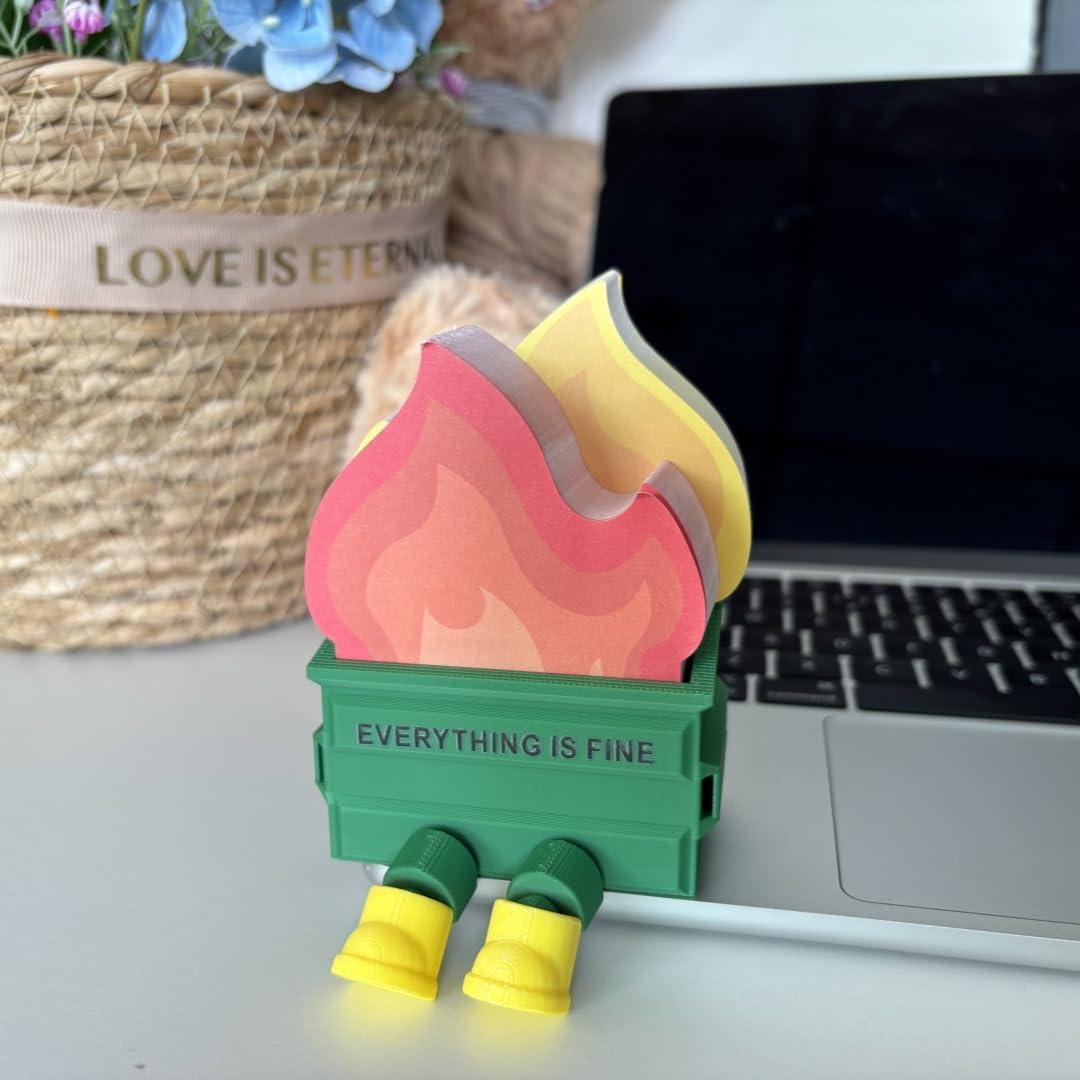 Notas Adhesivas de Fuego Infmetry 300 Hojas con Patas