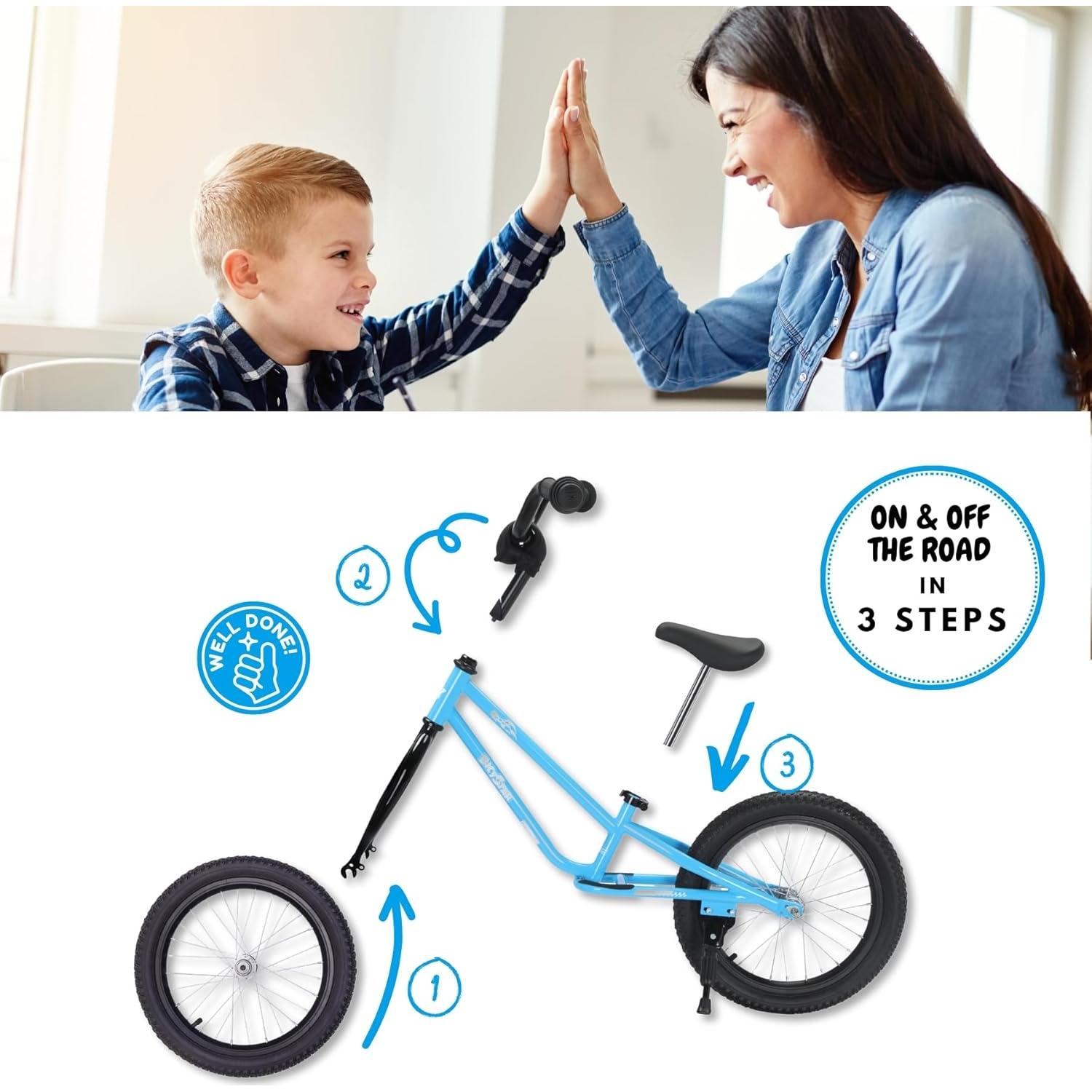 Bicicleta de Equilibrio BICYSTAR 16" Ajustable para Niños