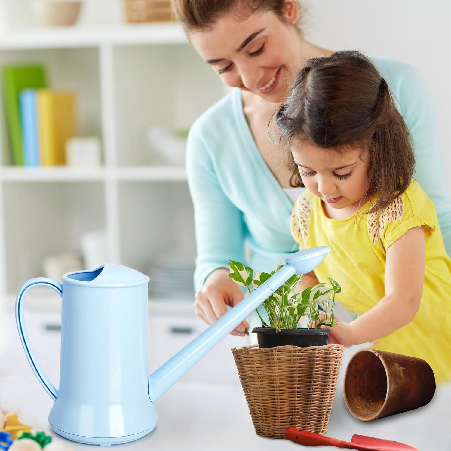 Regadera de Interior XXXFLOWER 2L Pico Largo Desmontable Azul