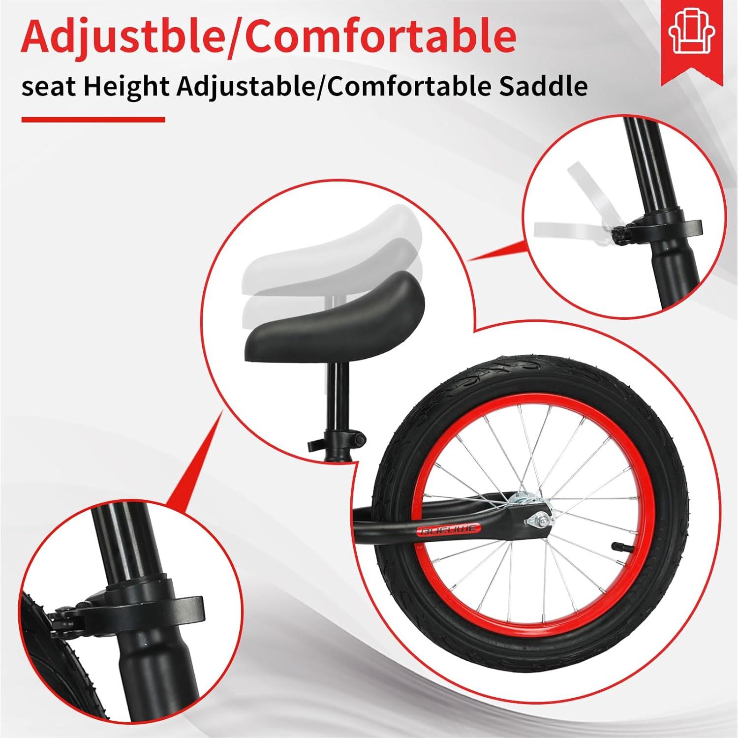 Bicicleta de Equilibrio Bueuwe 16" para Niños 4-8 Años