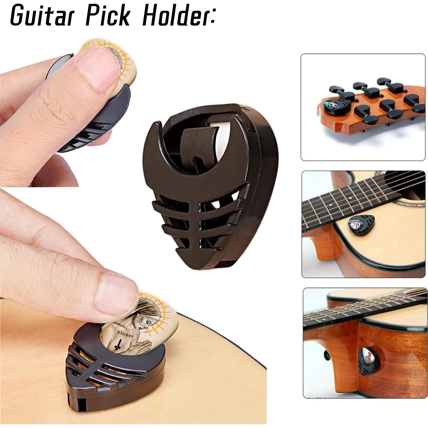Paquete de 24 Púas de Guitarra Celuloide Variadas 0.46-1.2mm