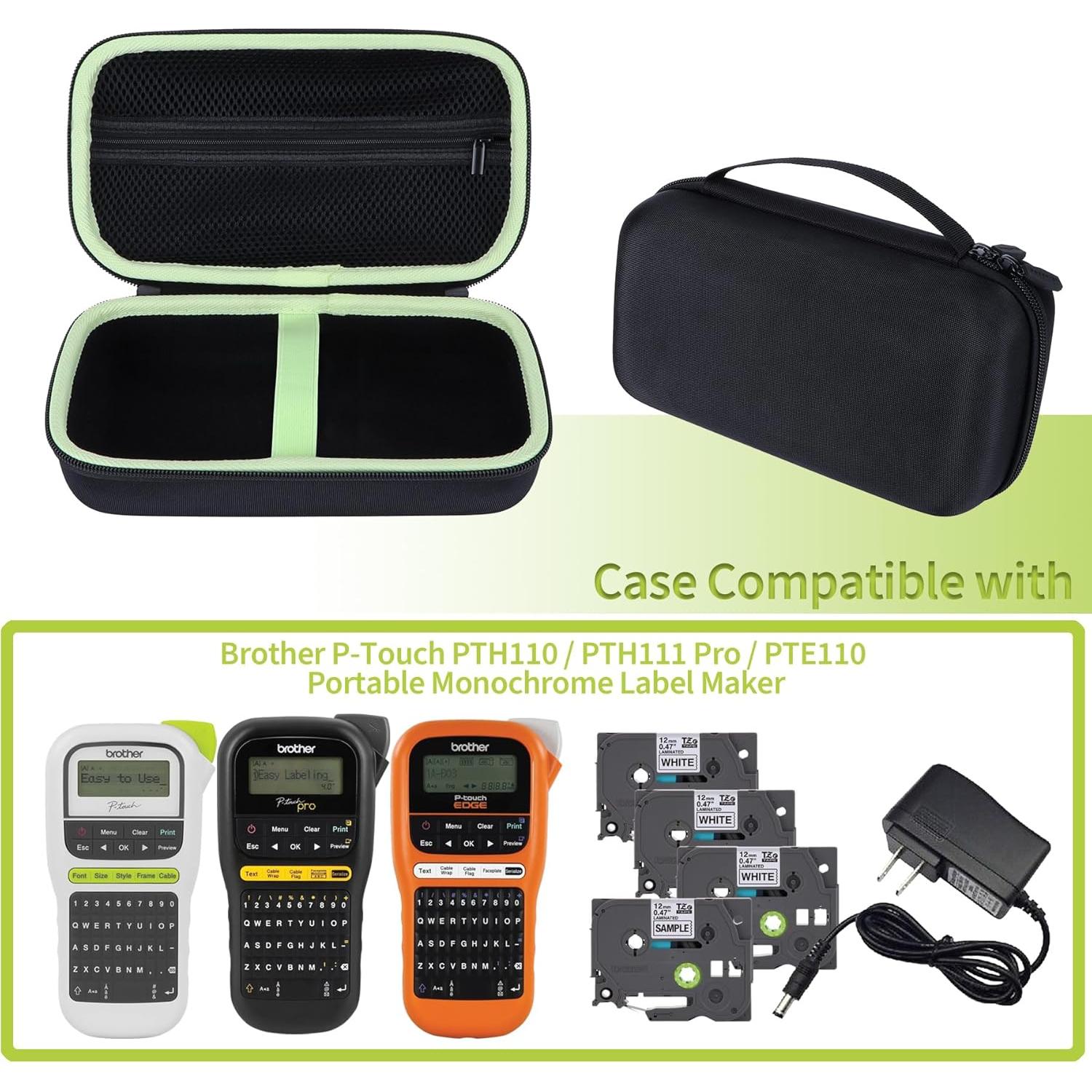 Funda de Almacenamiento Peyyargo para Brother P-Touch PTH110