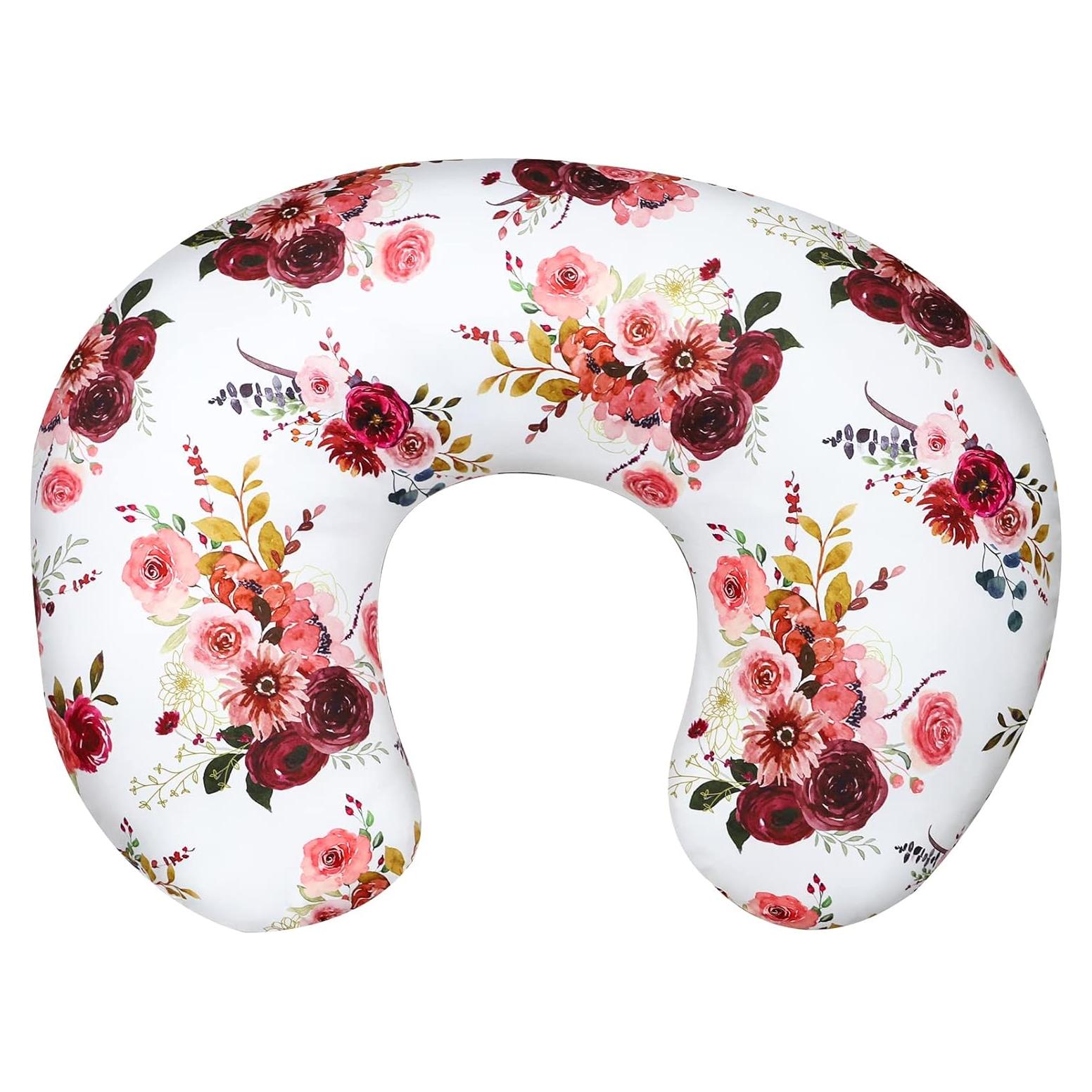 Cubierta de Almohada de Lactancia SWESEN Floral Suave 57x40cm