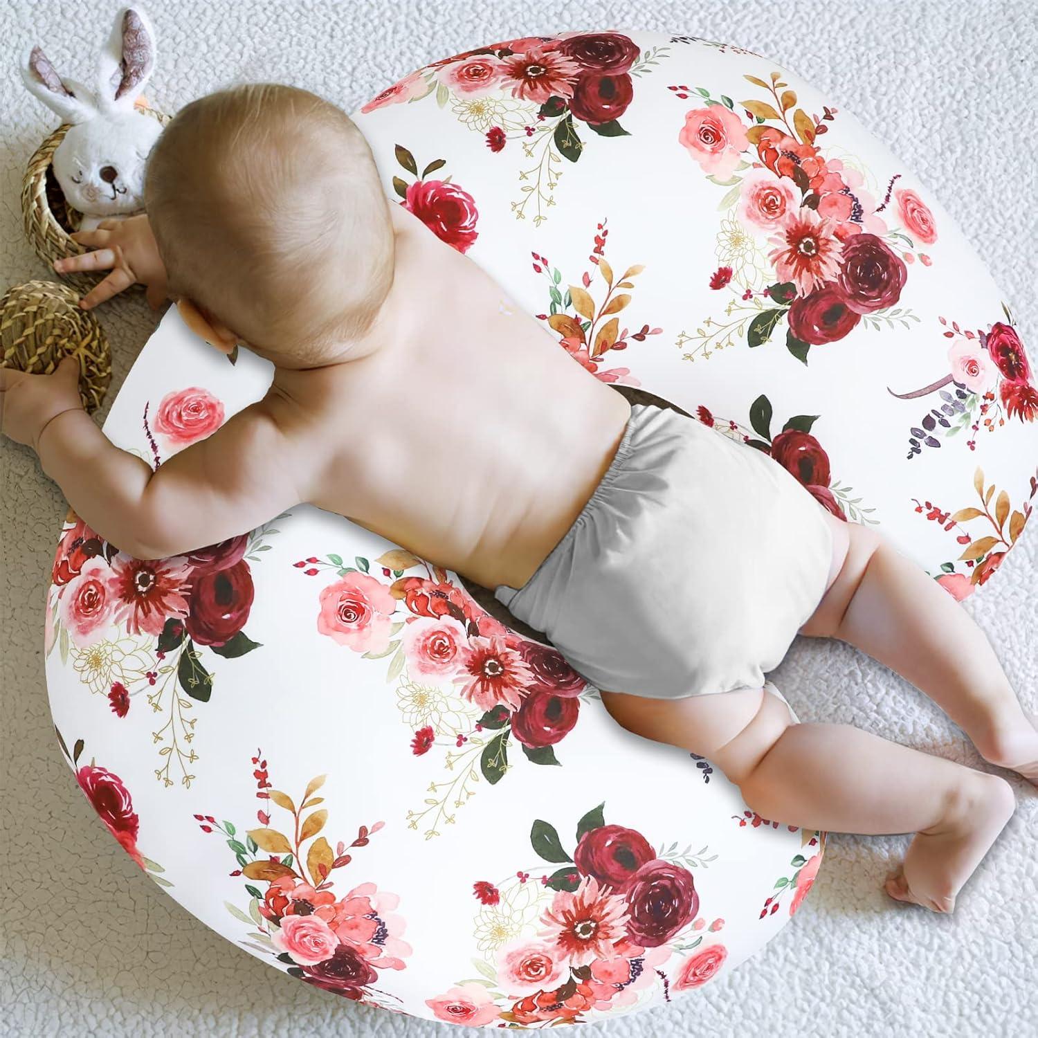 Cubierta de Almohada de Lactancia SWESEN Floral Suave 57x40cm