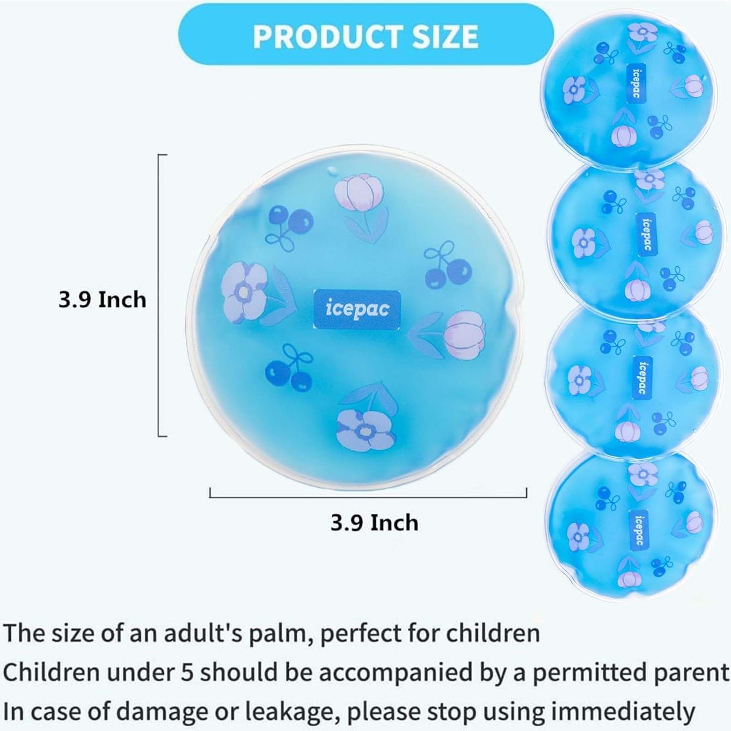 Paquete de Hielo Reutilizable Kiluiu 10x10 cm Azul