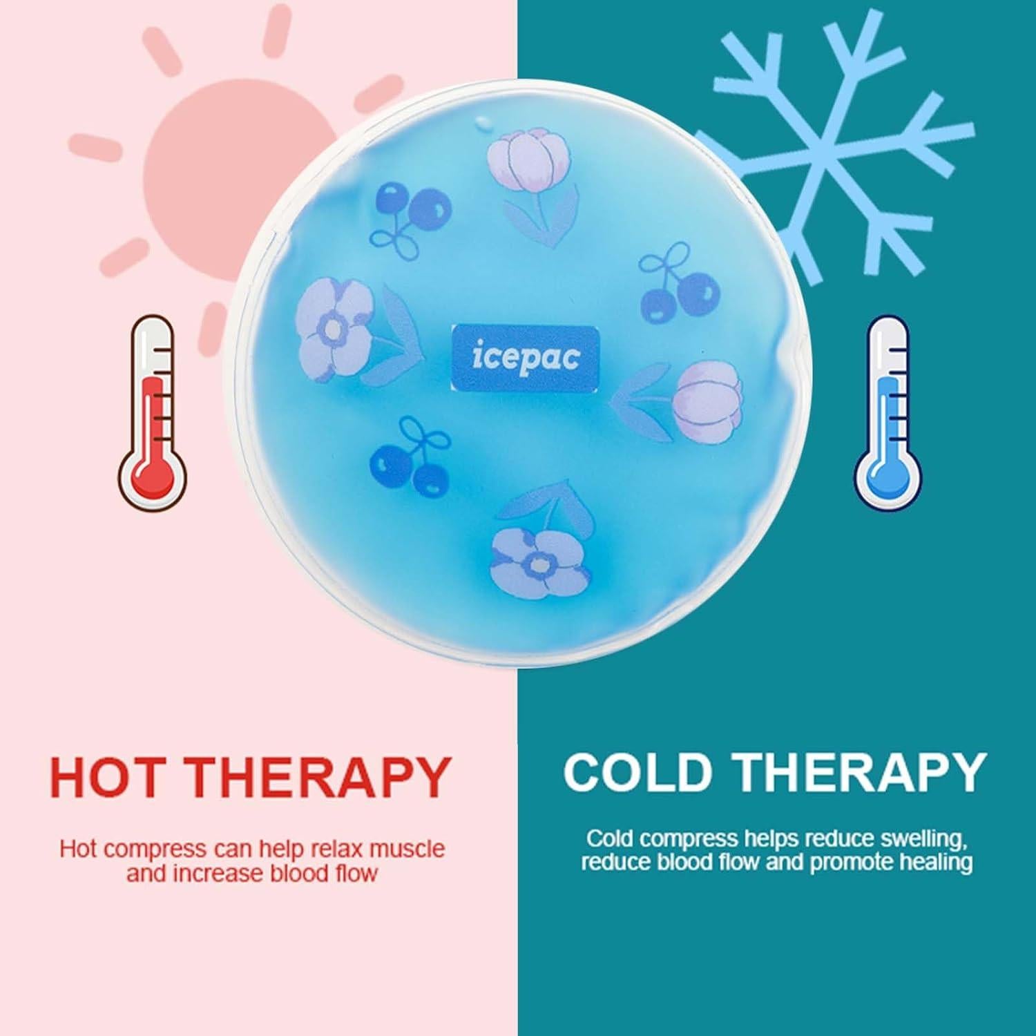 Paquete de Hielo Reutilizable Kiluiu 10x10 cm Azul