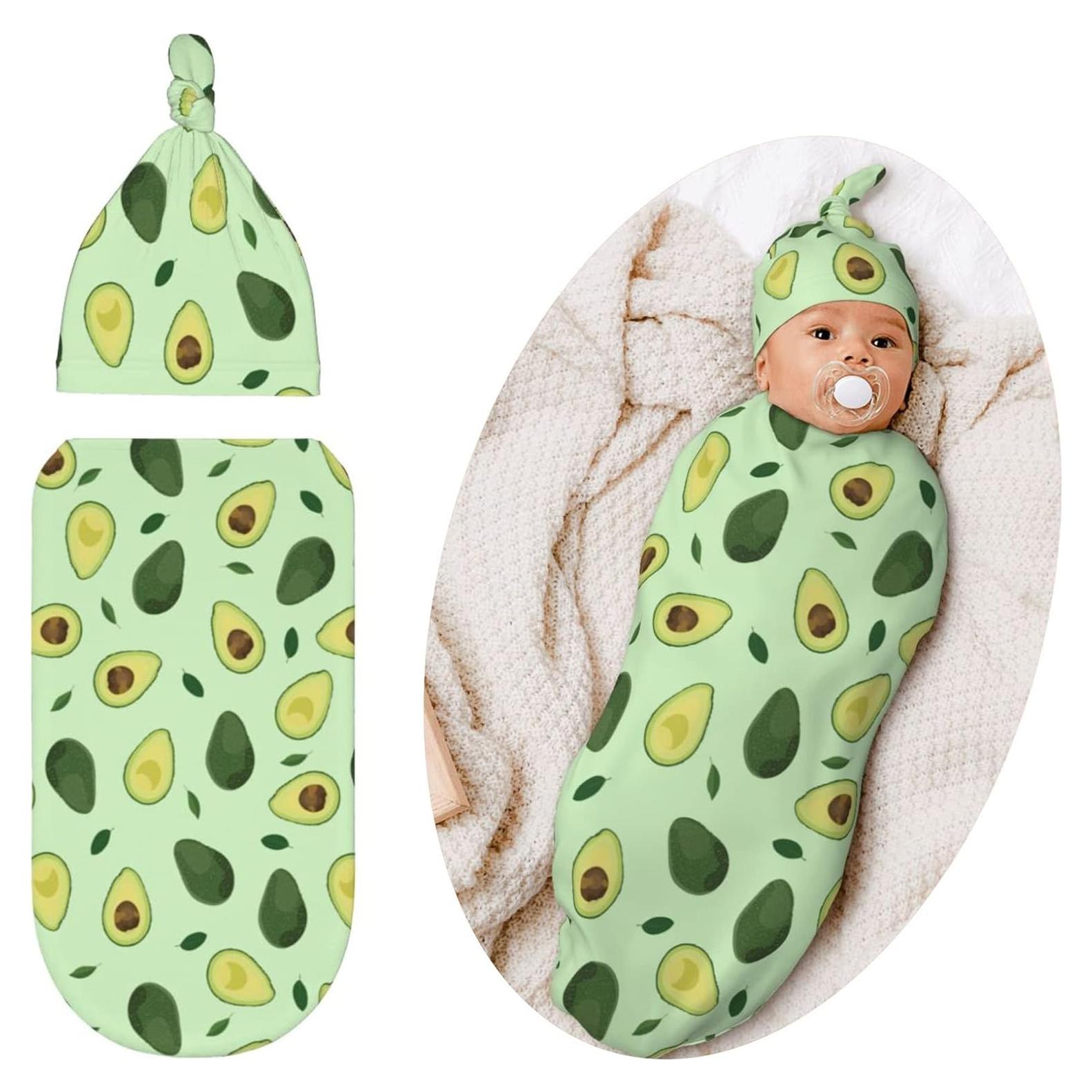 Manta de Envoltura para Bebé Jarverce Aguacate 0-6 meses