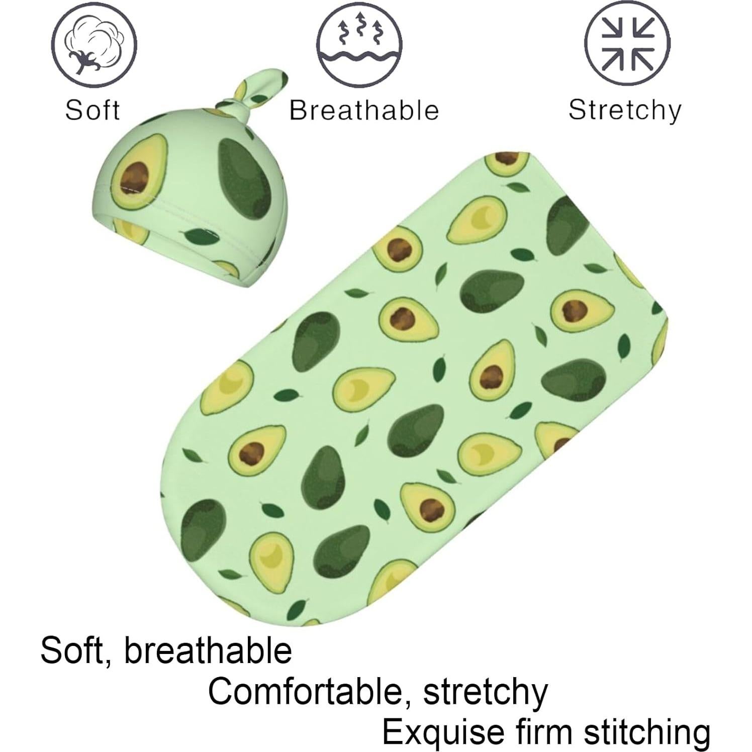 Manta de Envoltura para Bebé Jarverce Aguacate 0-6 meses