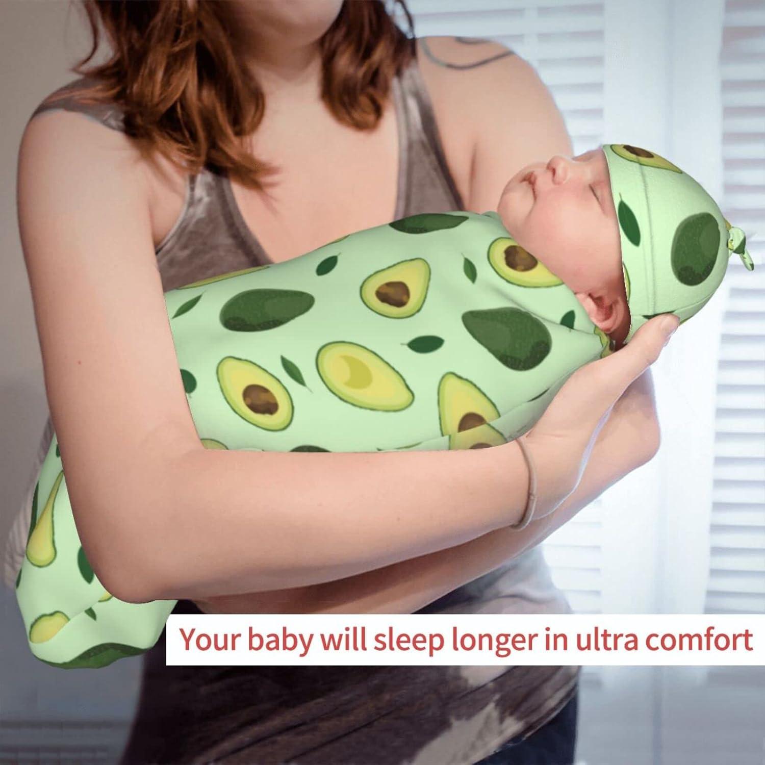 Manta de Envoltura para Bebé Jarverce Aguacate 0-6 meses