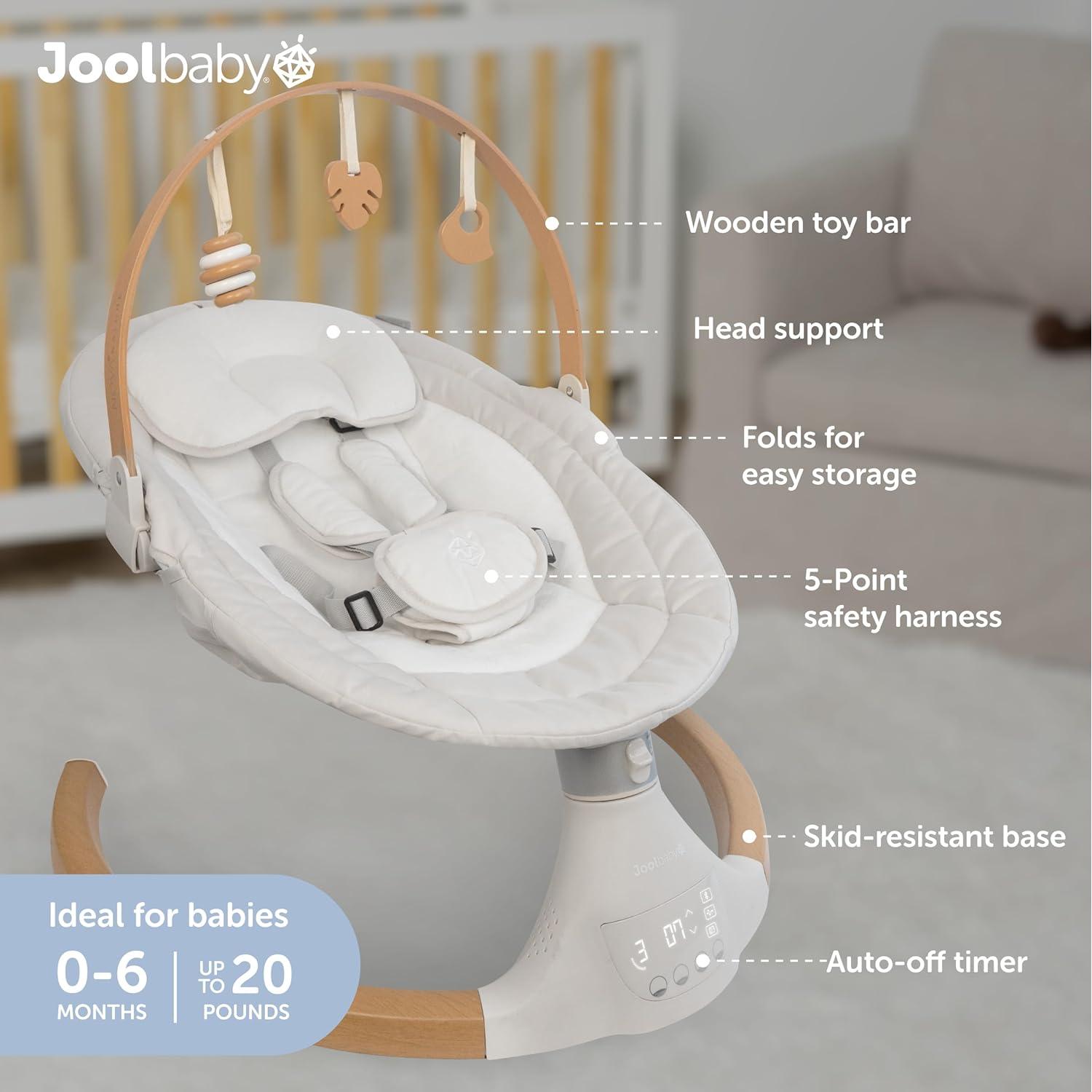 Columpio para Bebés Jool Baby Nova Nature Motorizado Avena