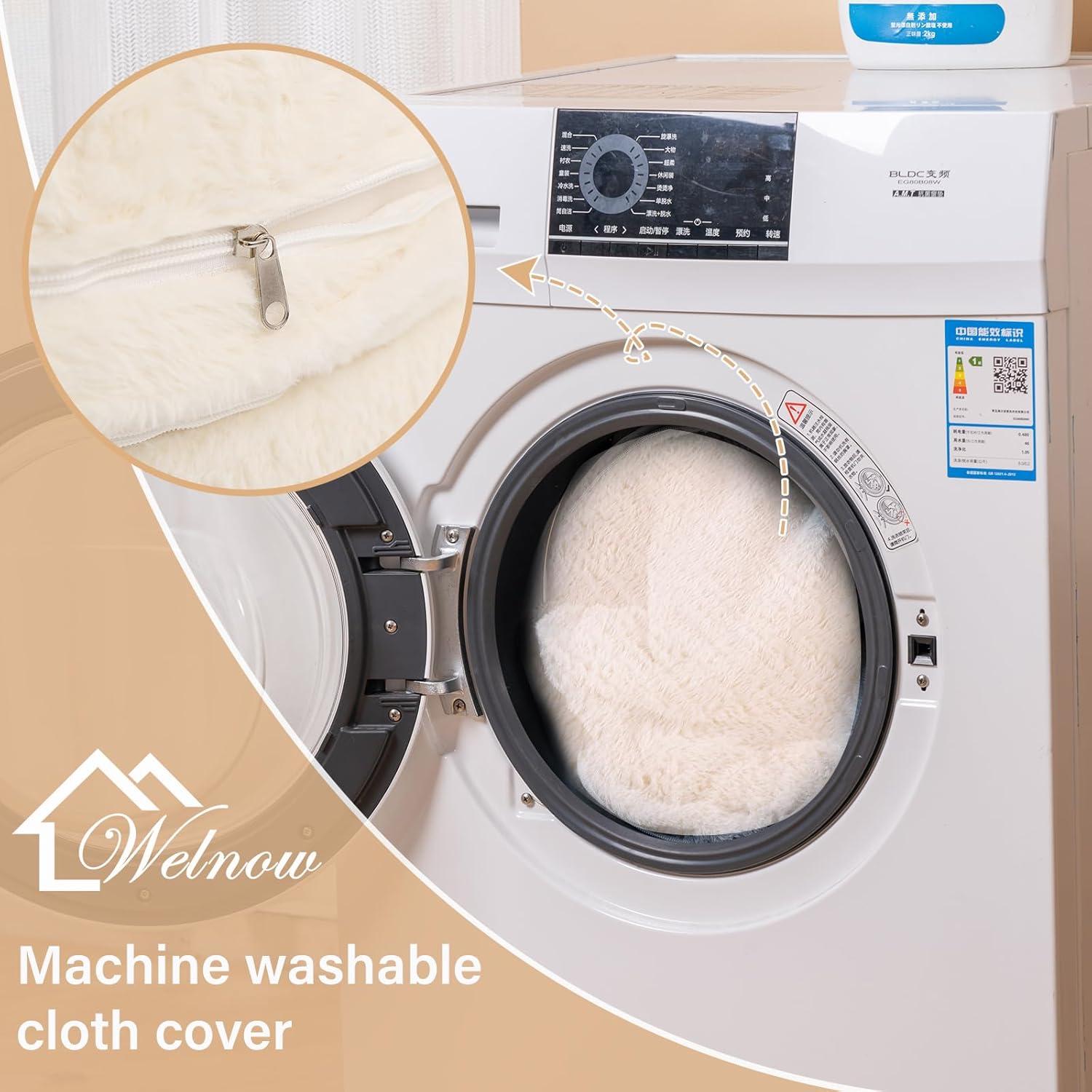 Cama Plegable 3-en-1 Welnow para Niños Beige 73x60 cm