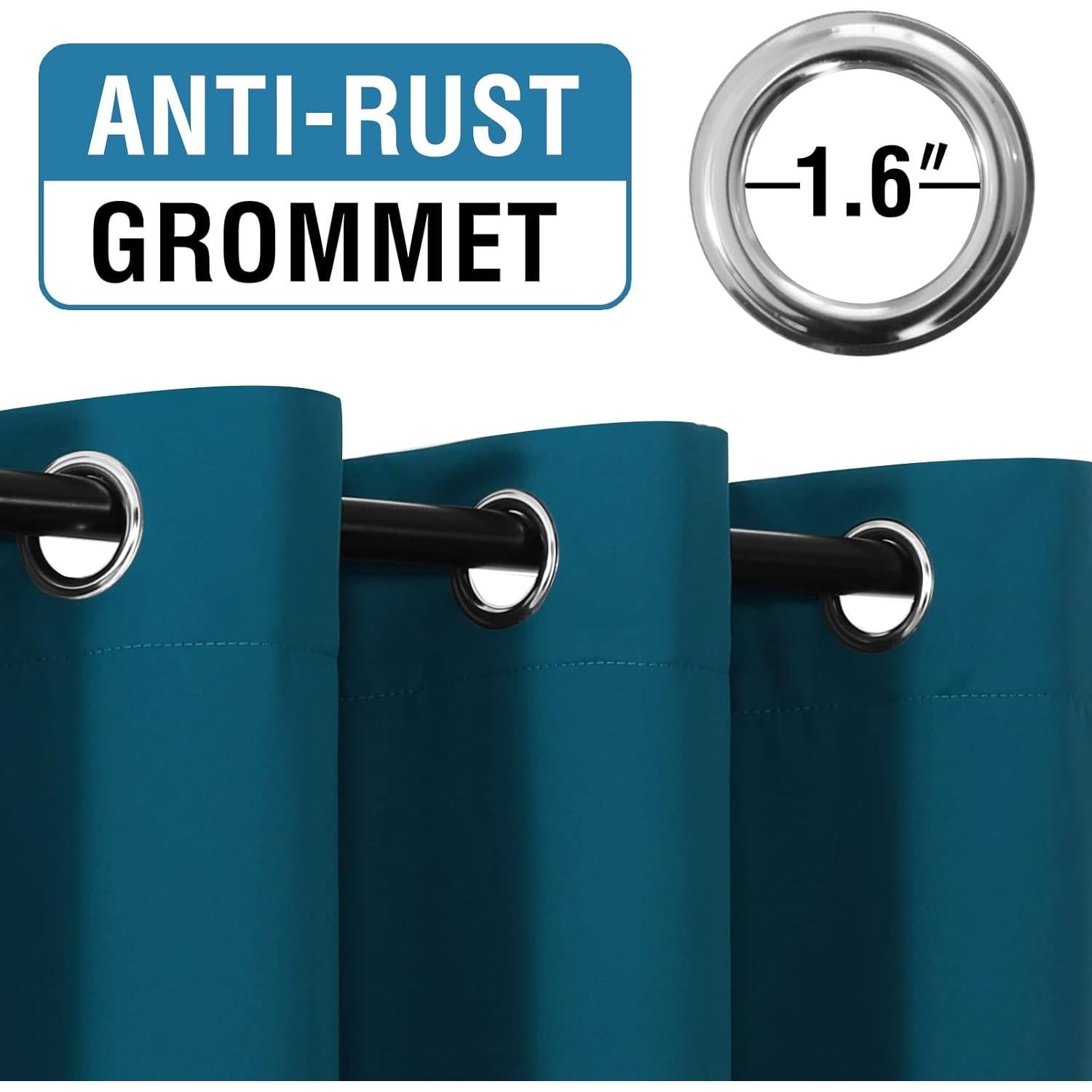 Cortinas Opacas H.VERSAILTEX 132x160 cm Verde Oscuro