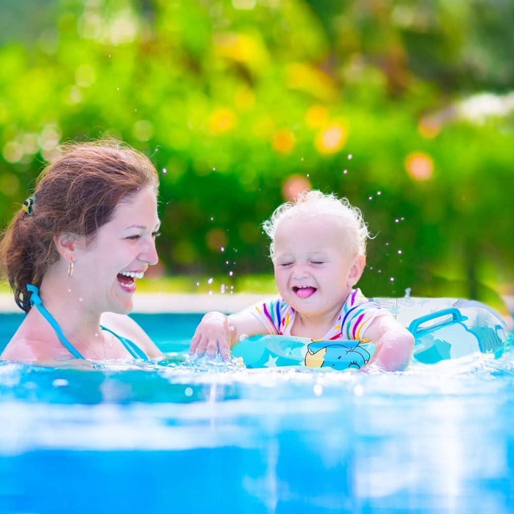 Flotador de piscina para bebés Sealive, elefante azul, 50 cm