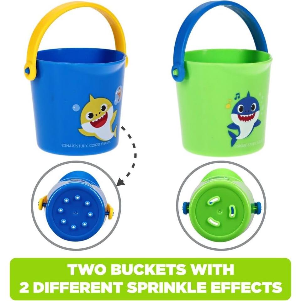 Conjunto de Juguetes de Baño Baby Shark 10 Piezas - Azul/Verde