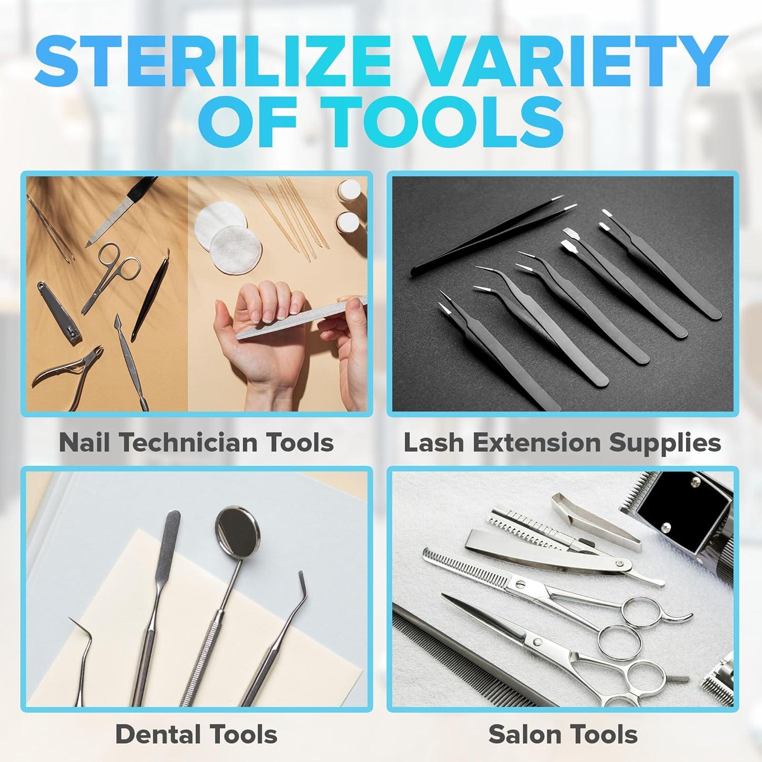 Esterilizador de Herramientas de Uñas JJ Care 275°C 0.57kg