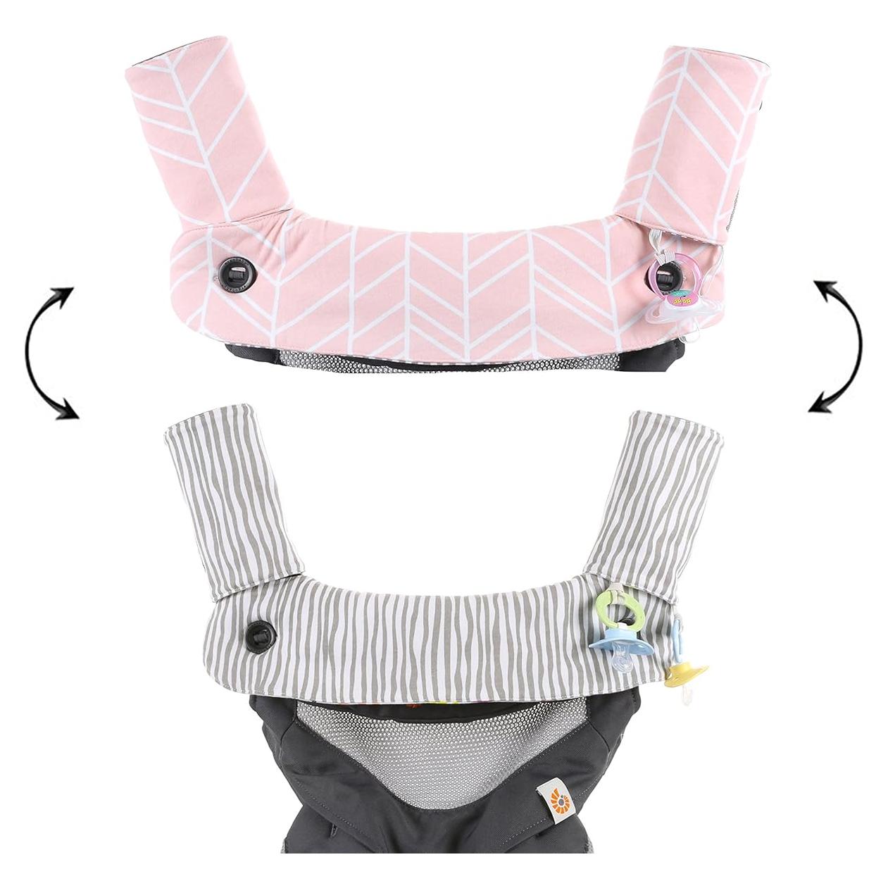 Almohadilla Reversible Algodón Premium Mila Millie Espiga Rosa