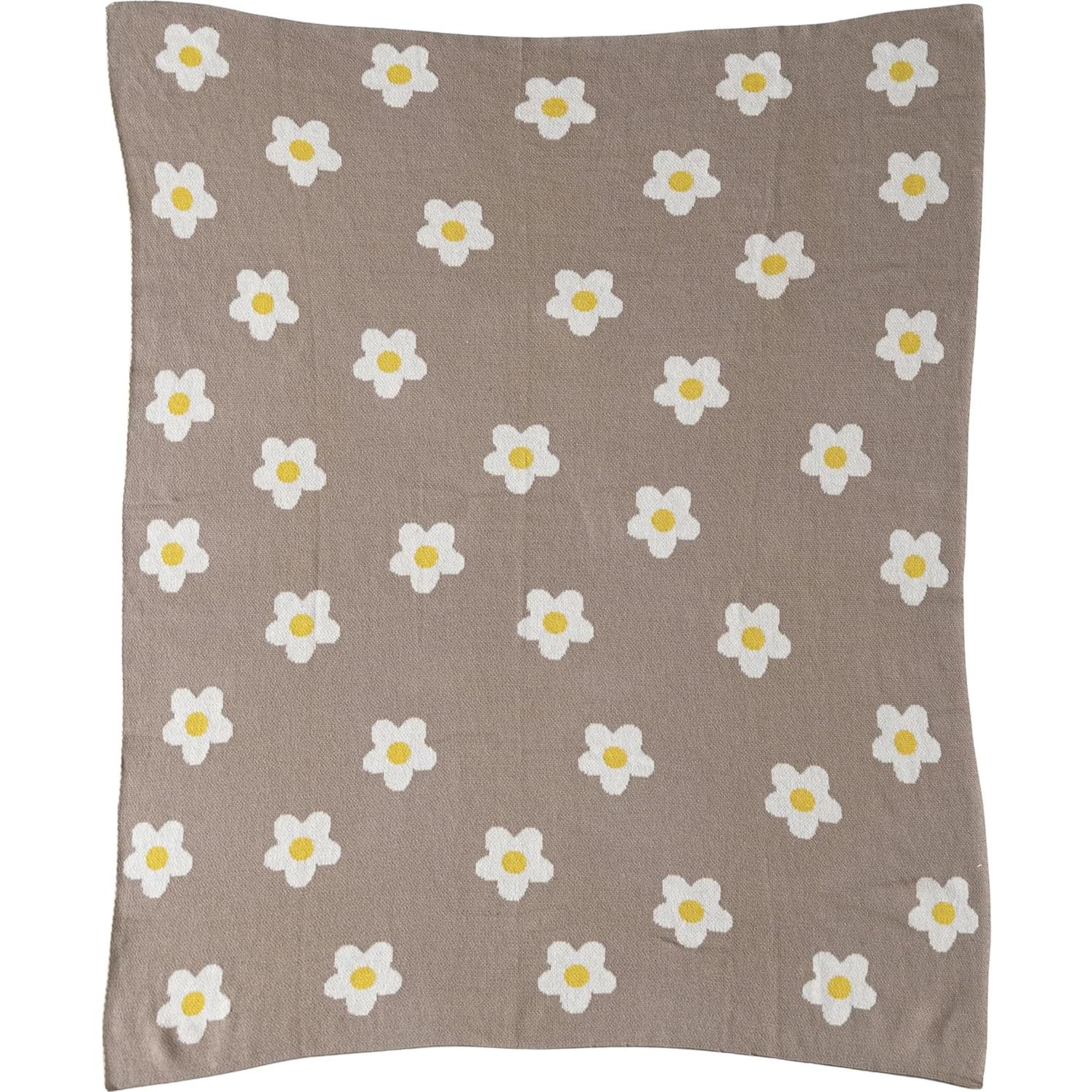 Manta de Algodón Tejida para Bebé Creative Co-Op 101.6x81.3cm