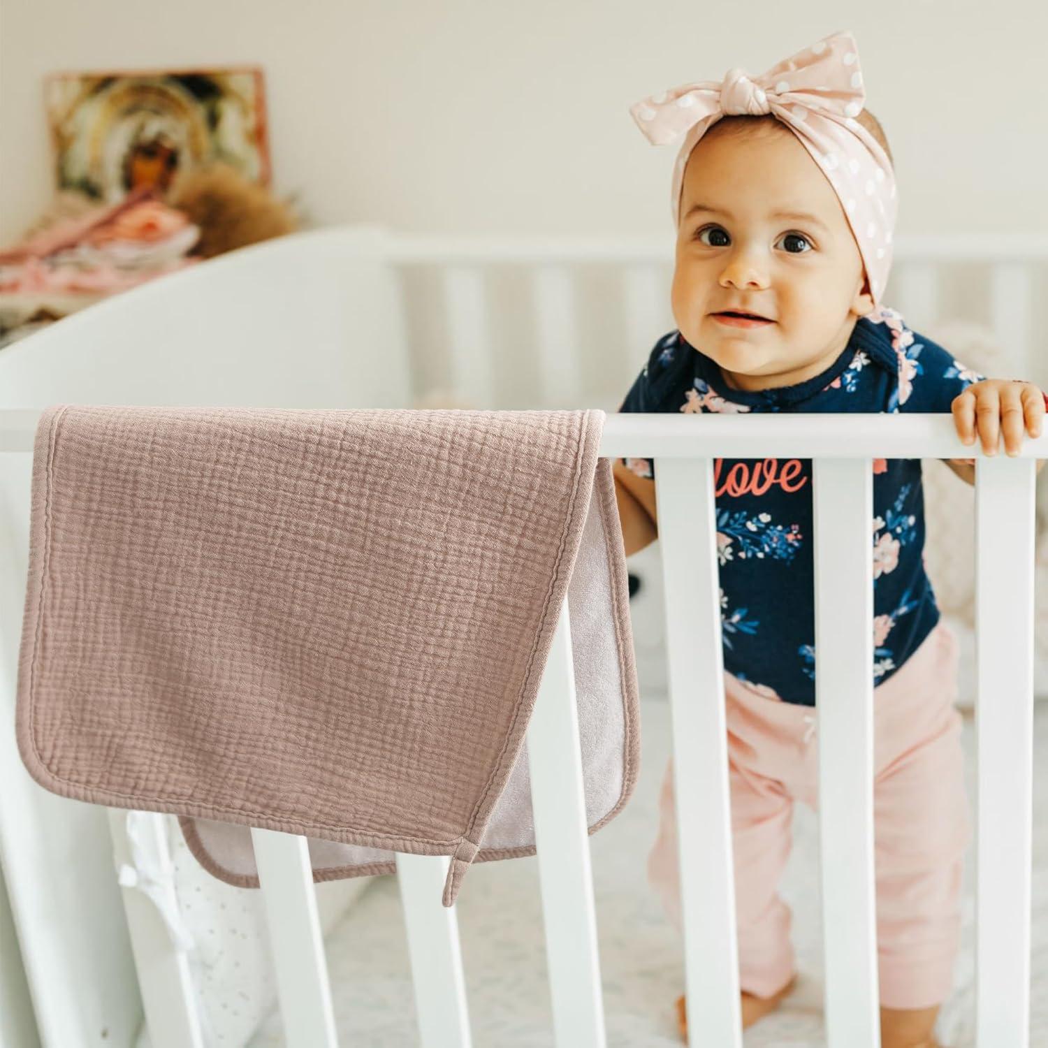 Paños de Eructo Bearmoss Muslin 100% Algodón 6 Piezas