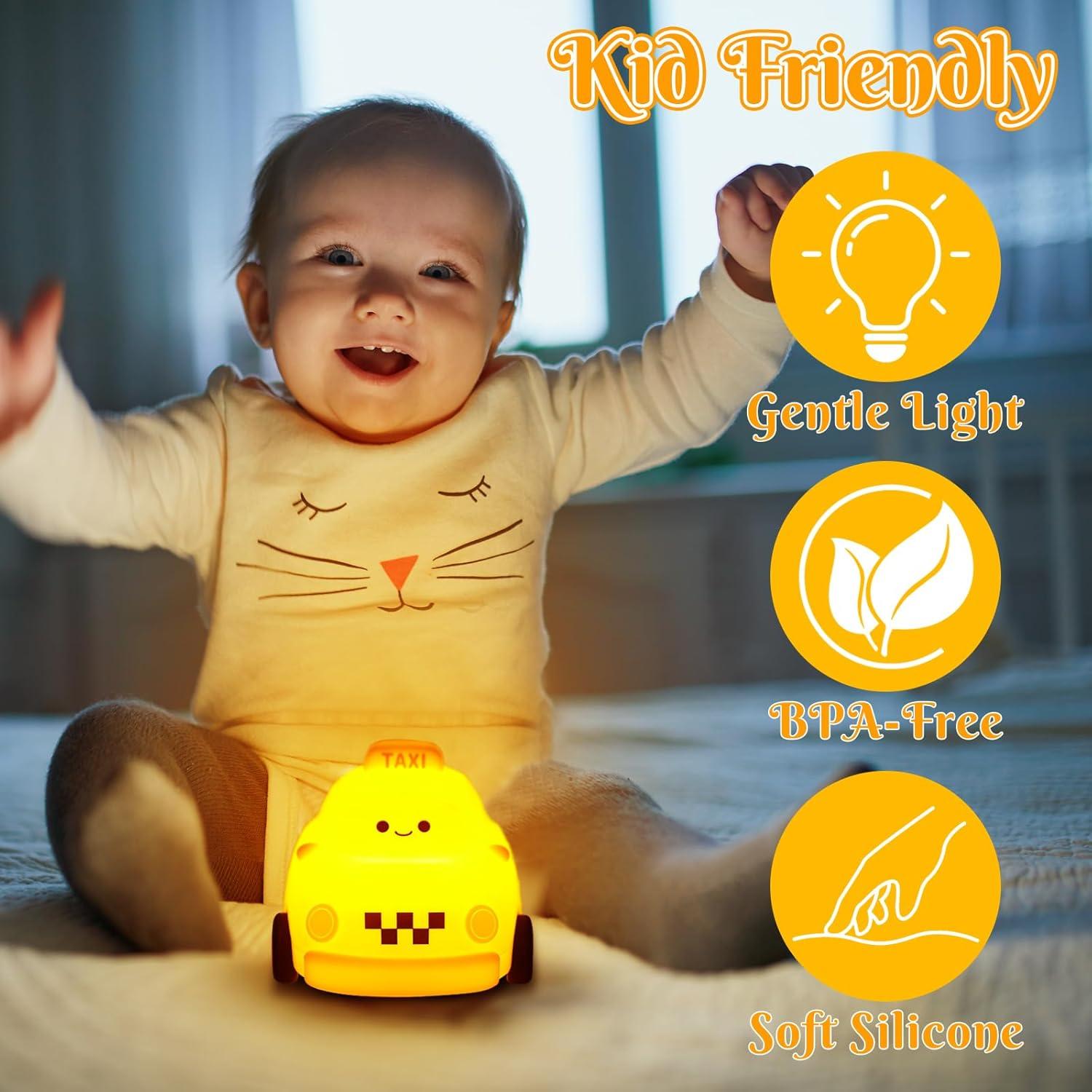 Luz Nocturna de Coche Geavo A037 LED Regulable para Niños