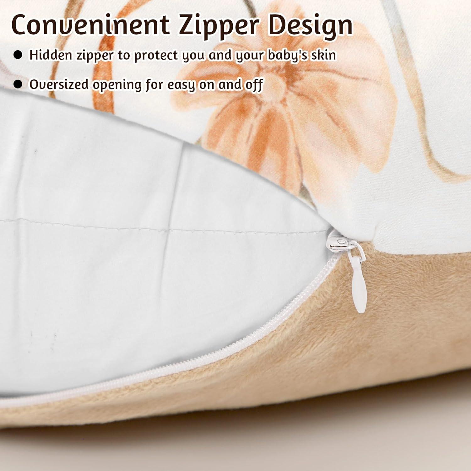 Funda de Almohada de Lactancia CARUILI Reversible 48x69 cm