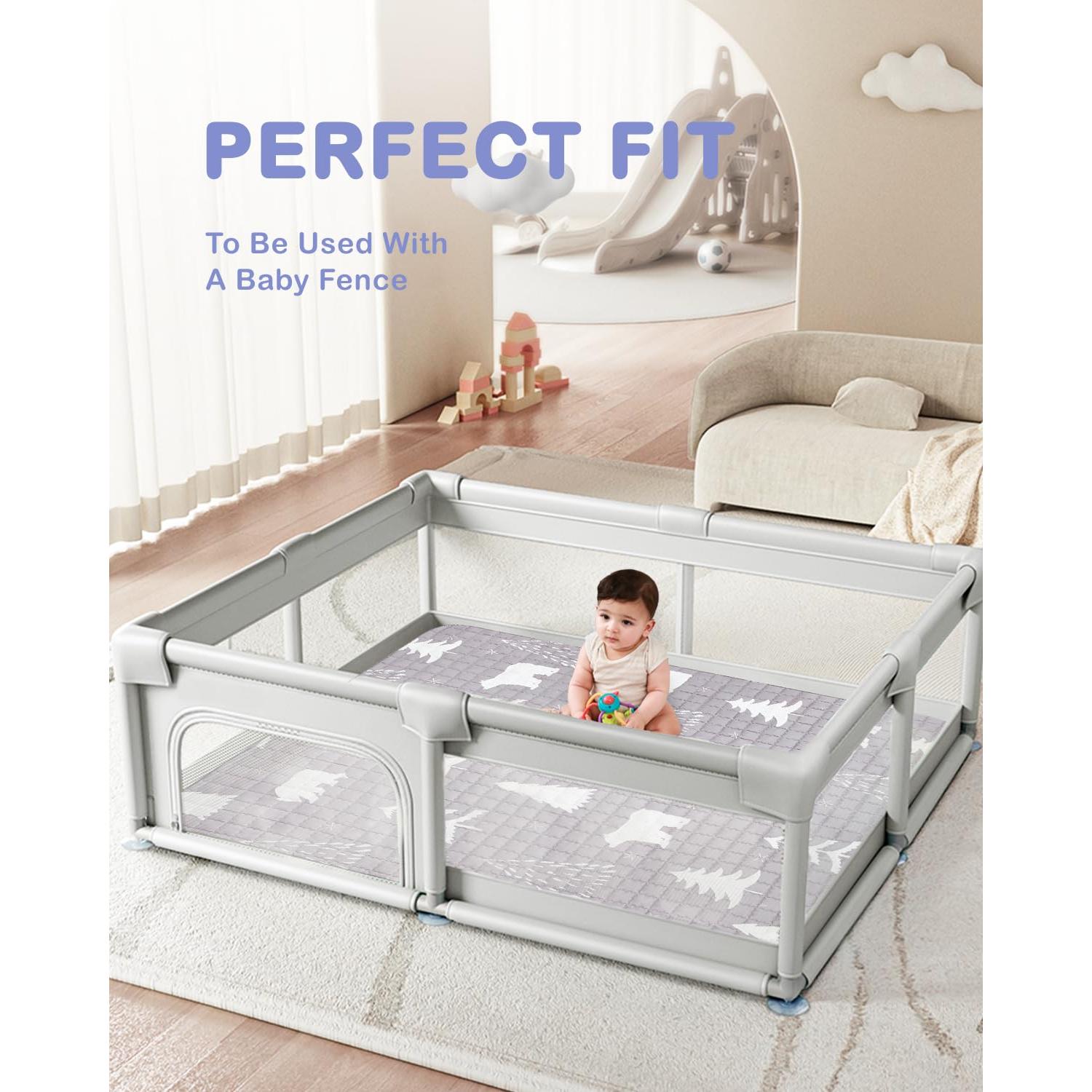 Alfombra de Juego Gruesa WONDAY 149x180 cm para Bebés