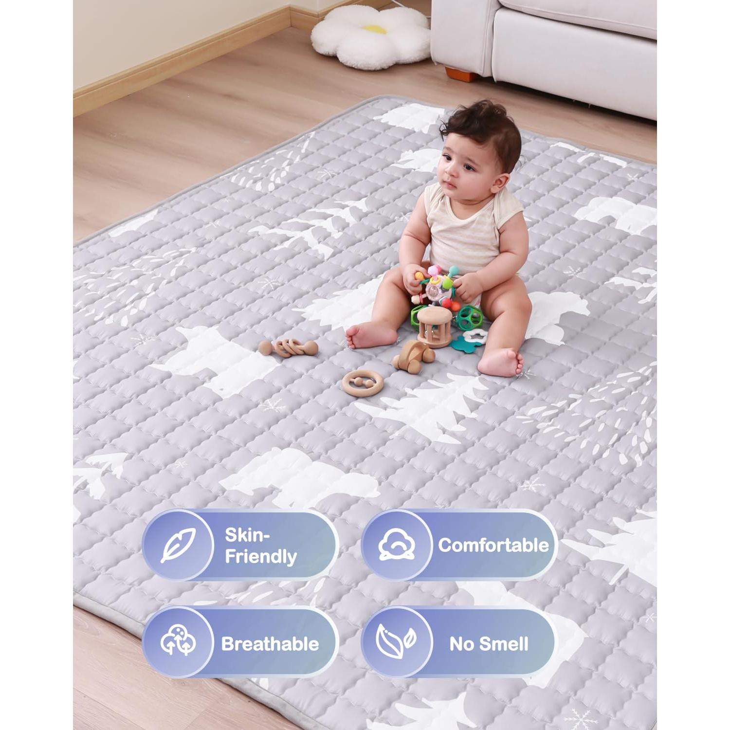 Alfombra de Juego Gruesa WONDAY 149x180 cm para Bebés