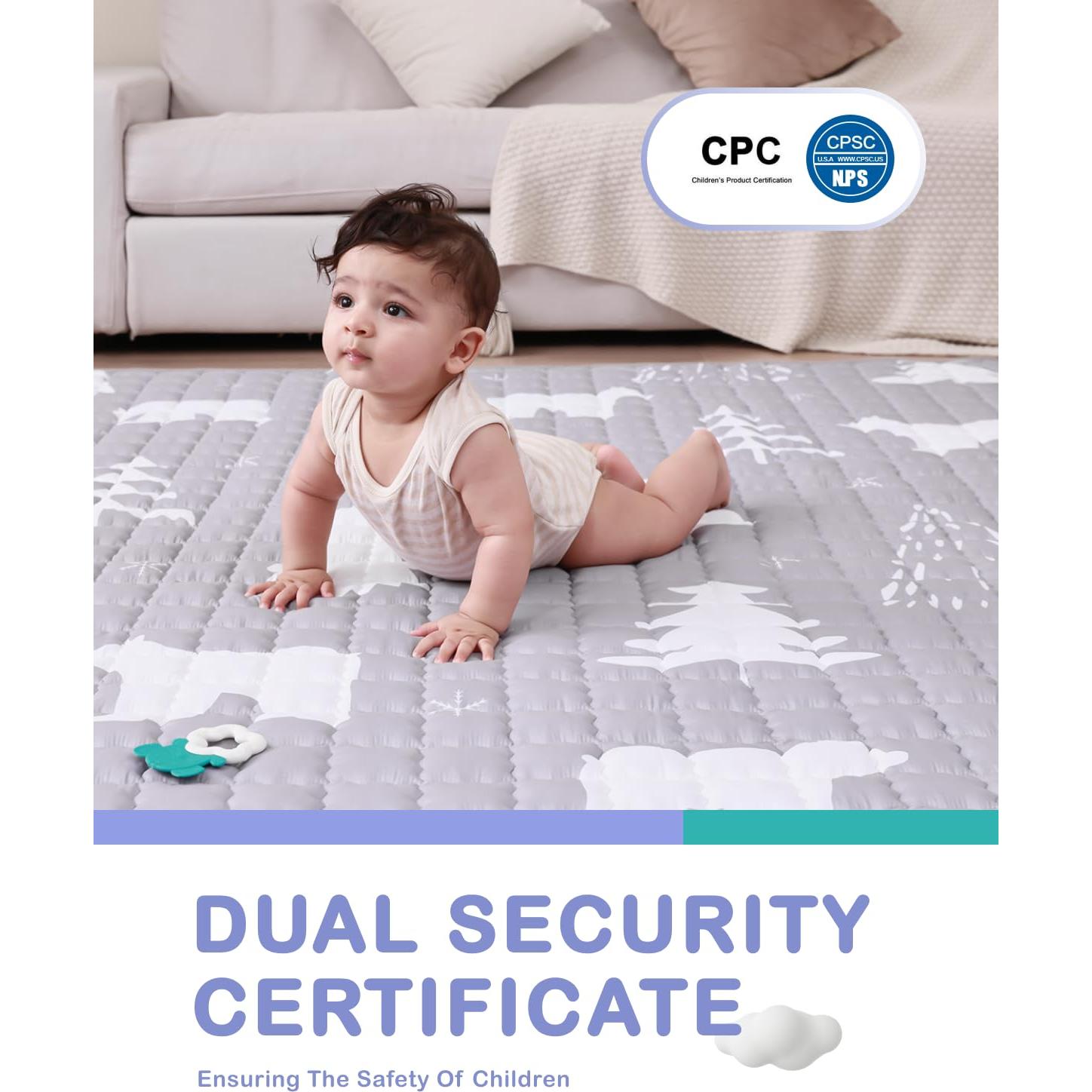 Alfombra de Juego Gruesa WONDAY 149x180 cm para Bebés